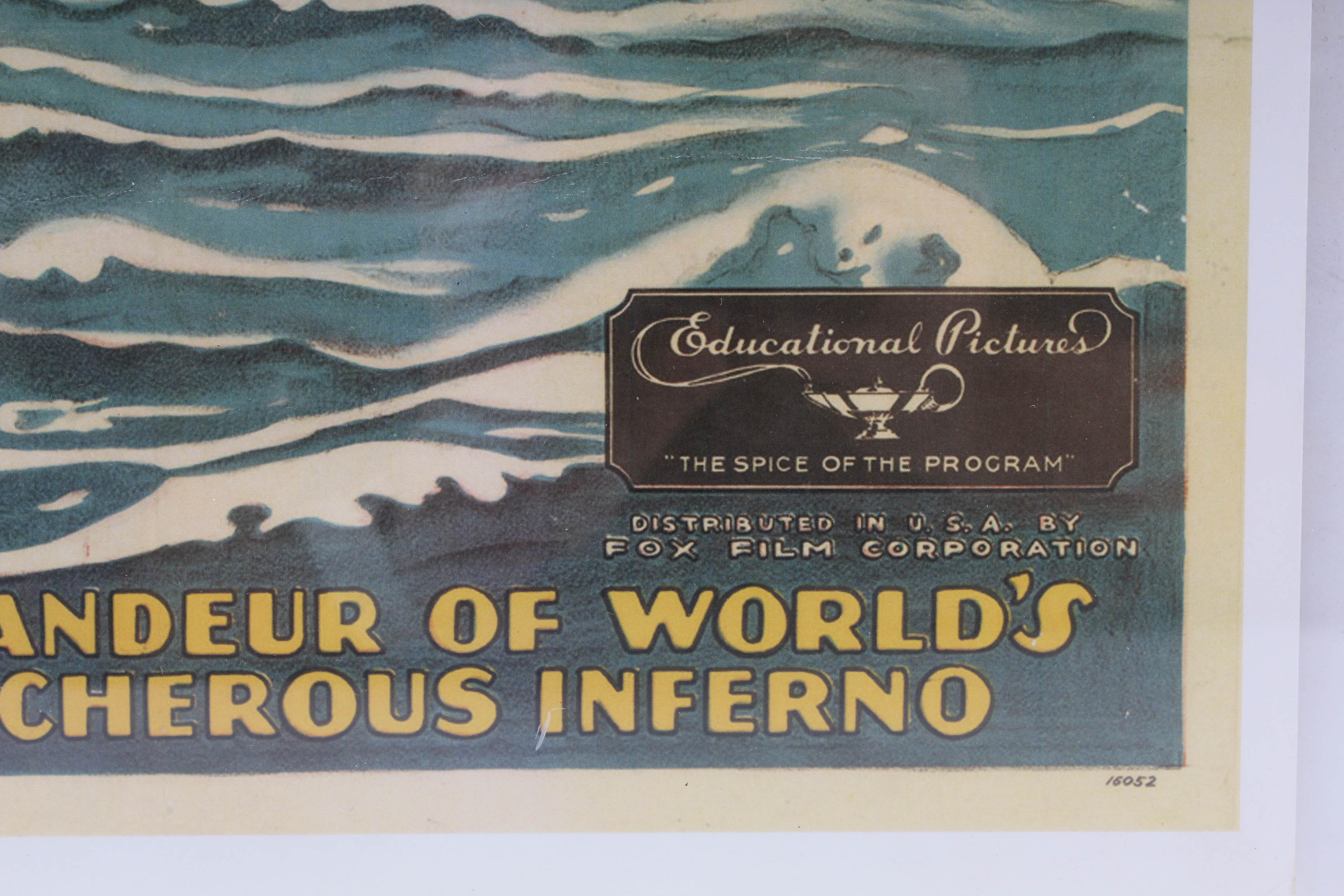 Reproduction Movie Poster for "Krakatoa"