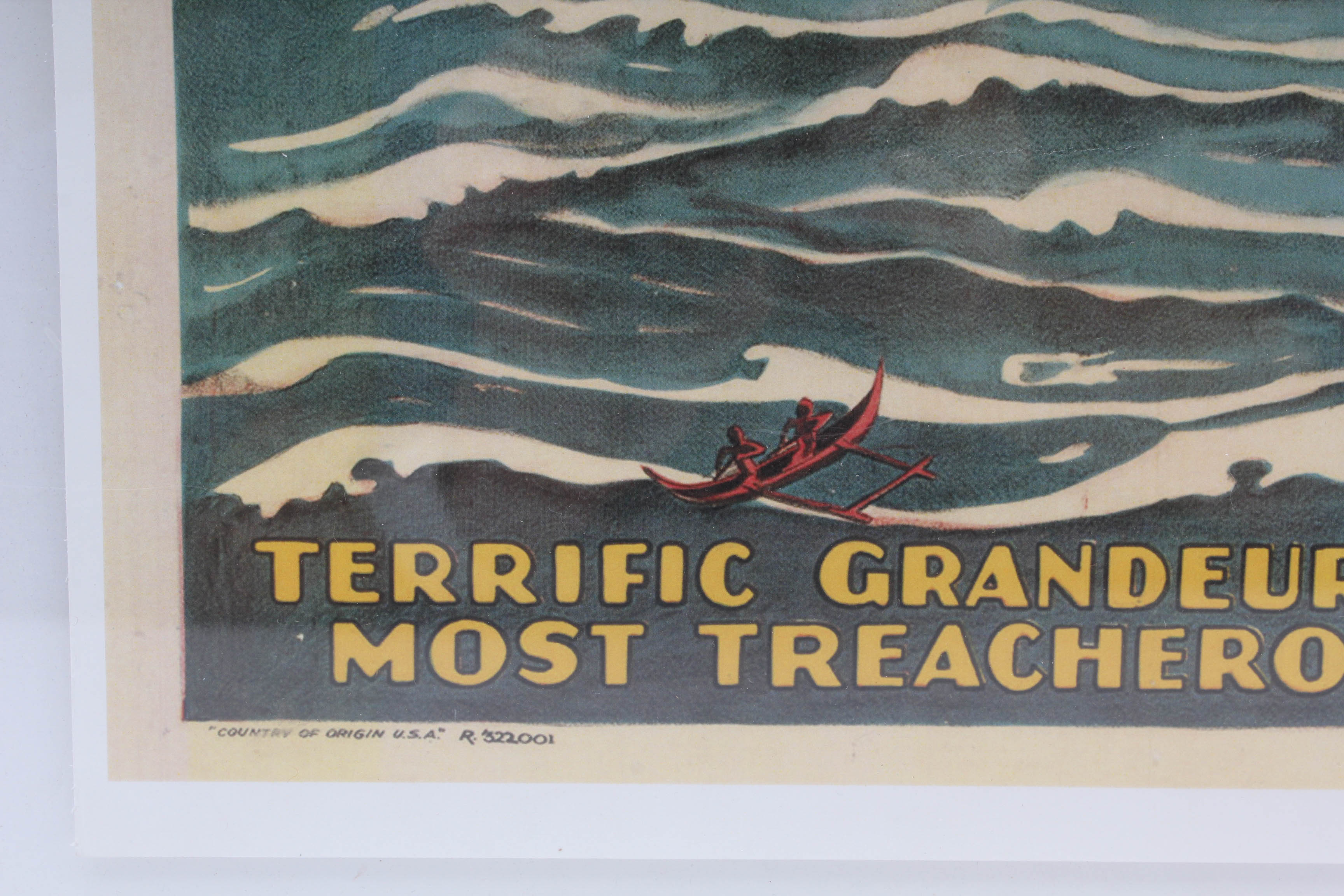 Reproduction Movie Poster for "Krakatoa"