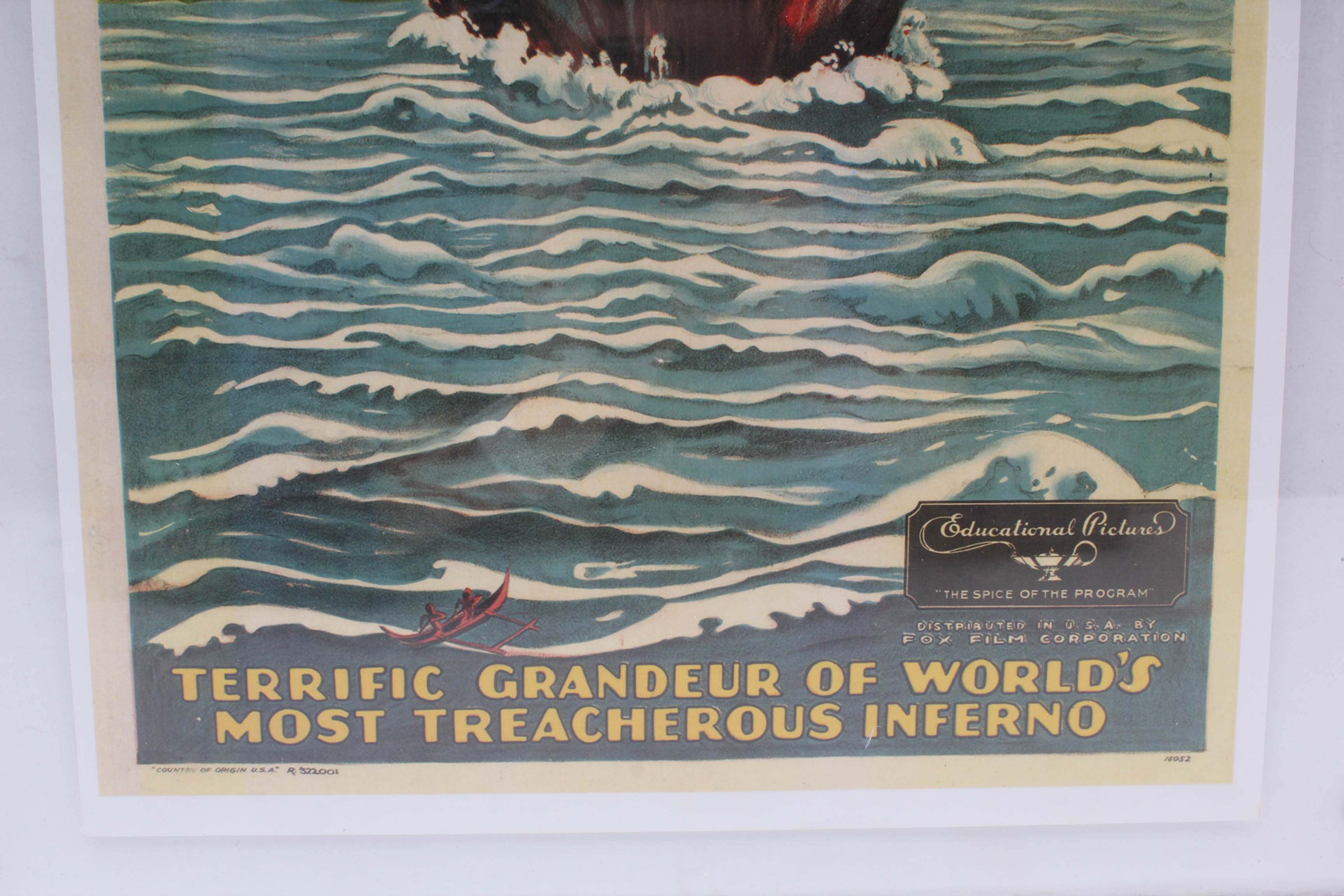 Reproduction Movie Poster for "Krakatoa"