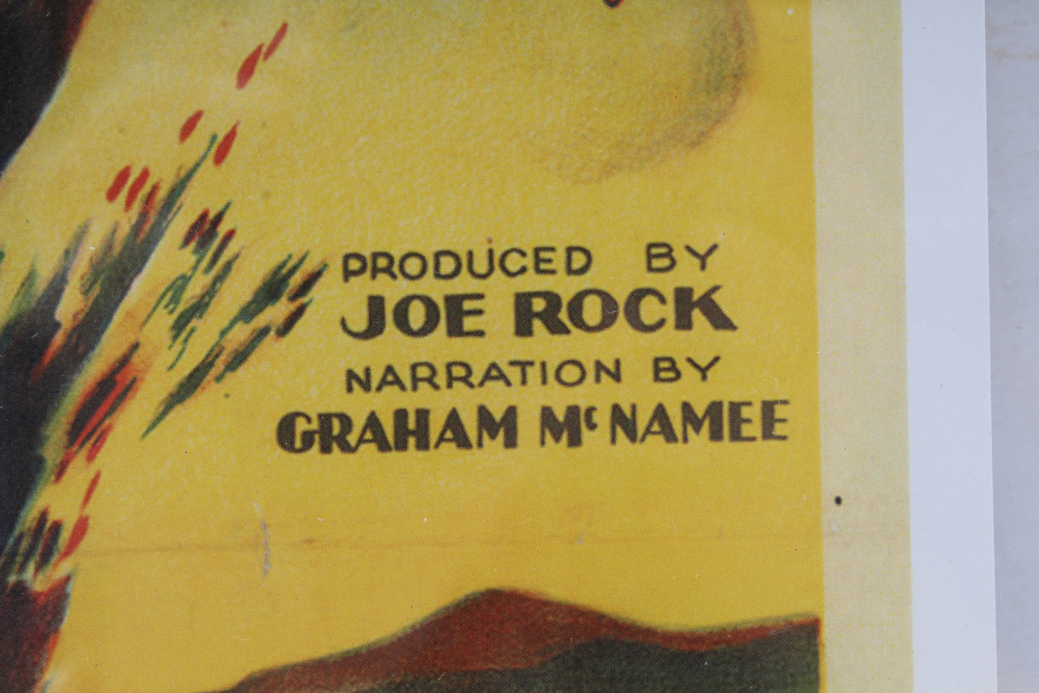 Reproduction Movie Poster for "Krakatoa"