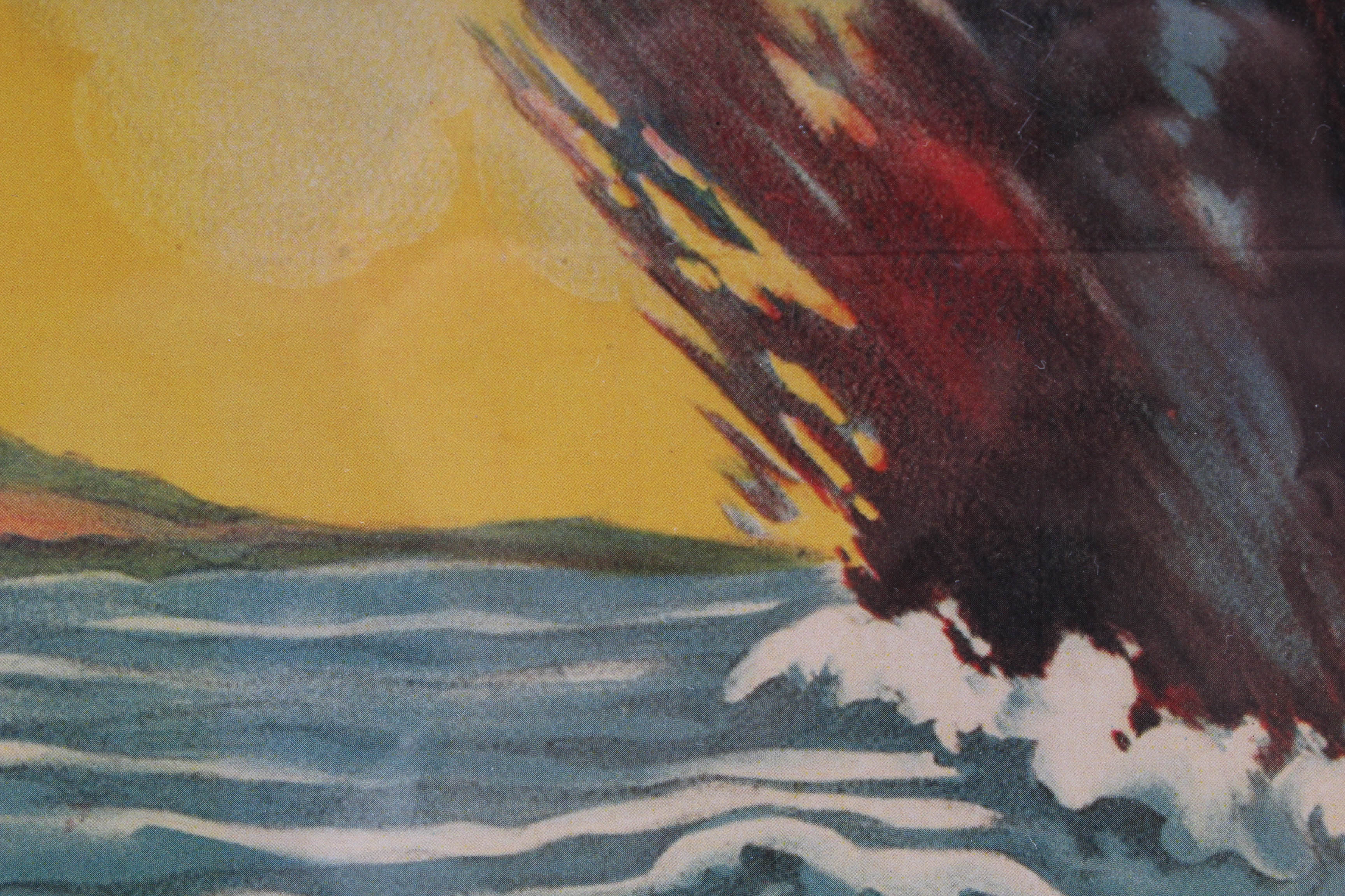 Reproduction Movie Poster for "Krakatoa"