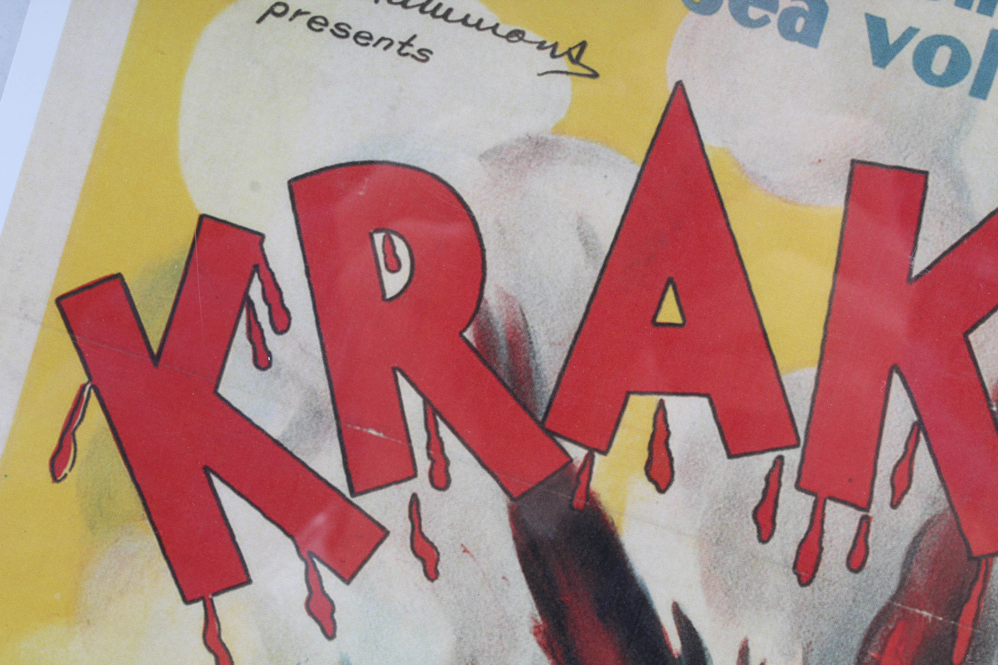 Reproduction Movie Poster for "Krakatoa"