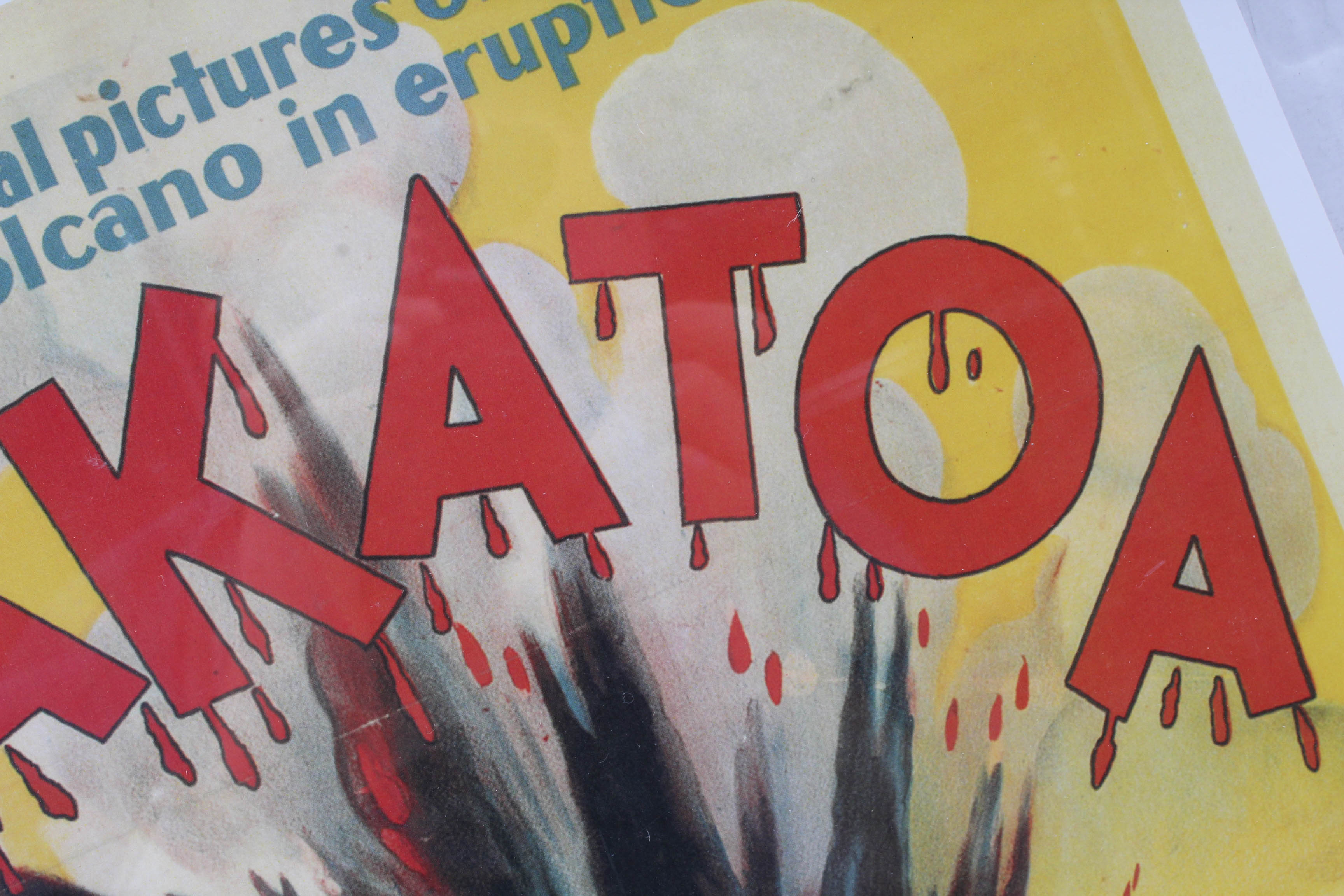 Reproduction Movie Poster for "Krakatoa"