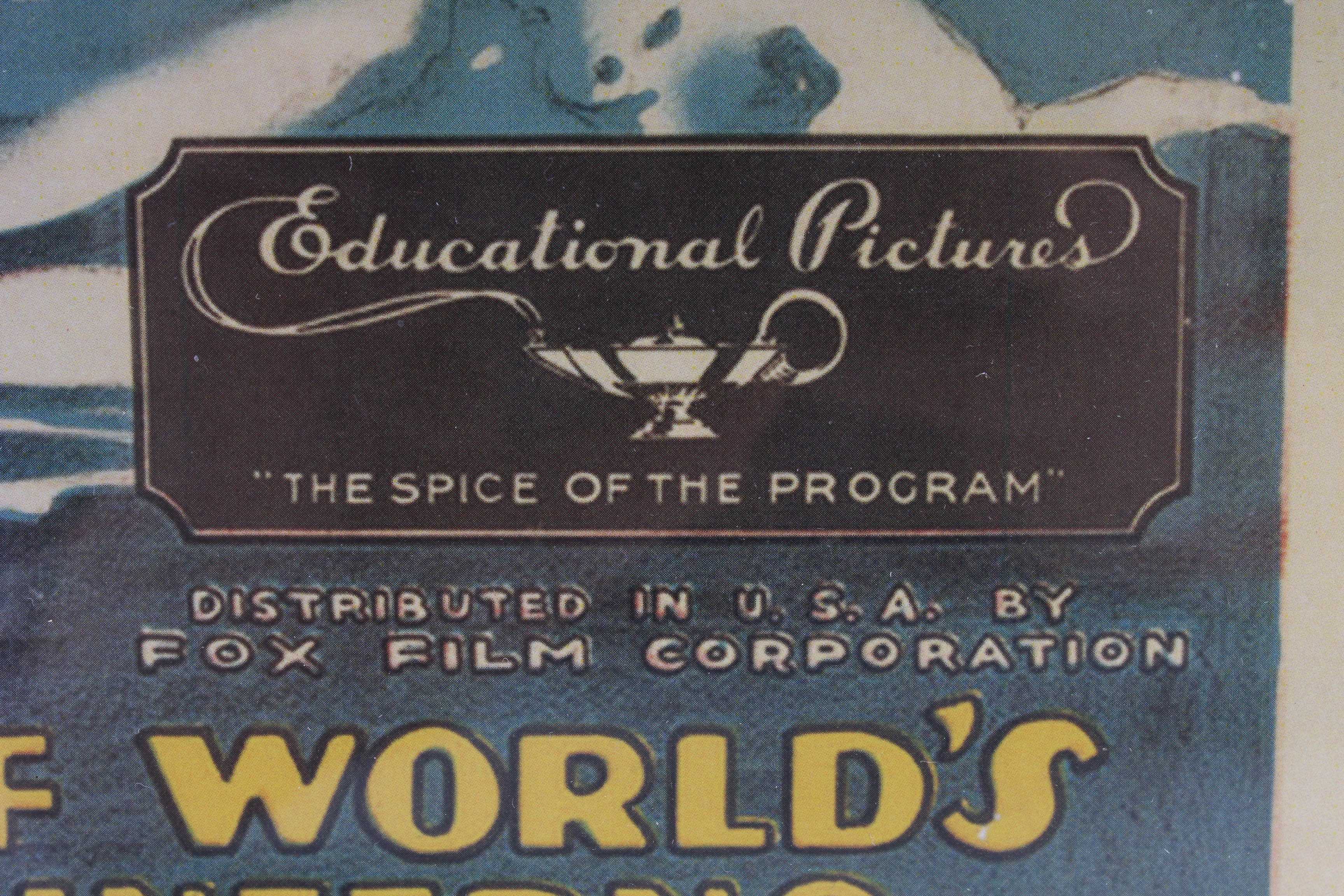 Reproduction Movie Poster for "Krakatoa"