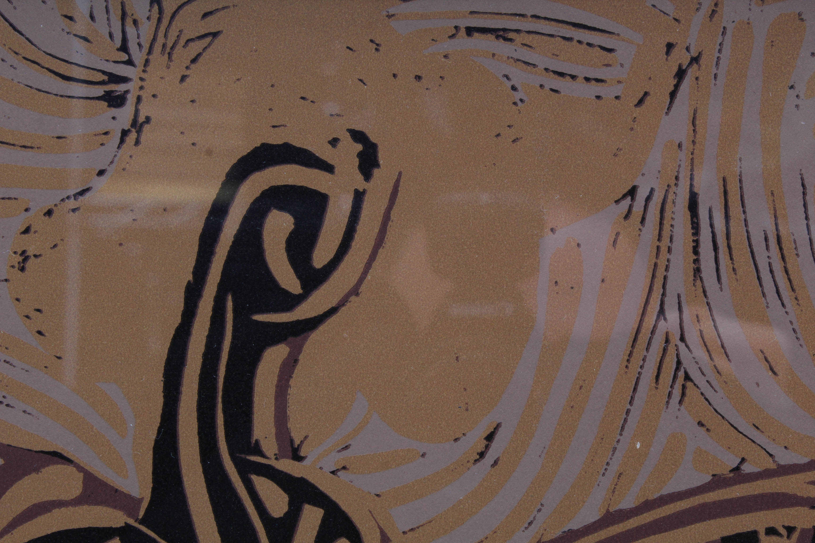 Pablo Picasso Color Linoleum Cut "After the Vintage"