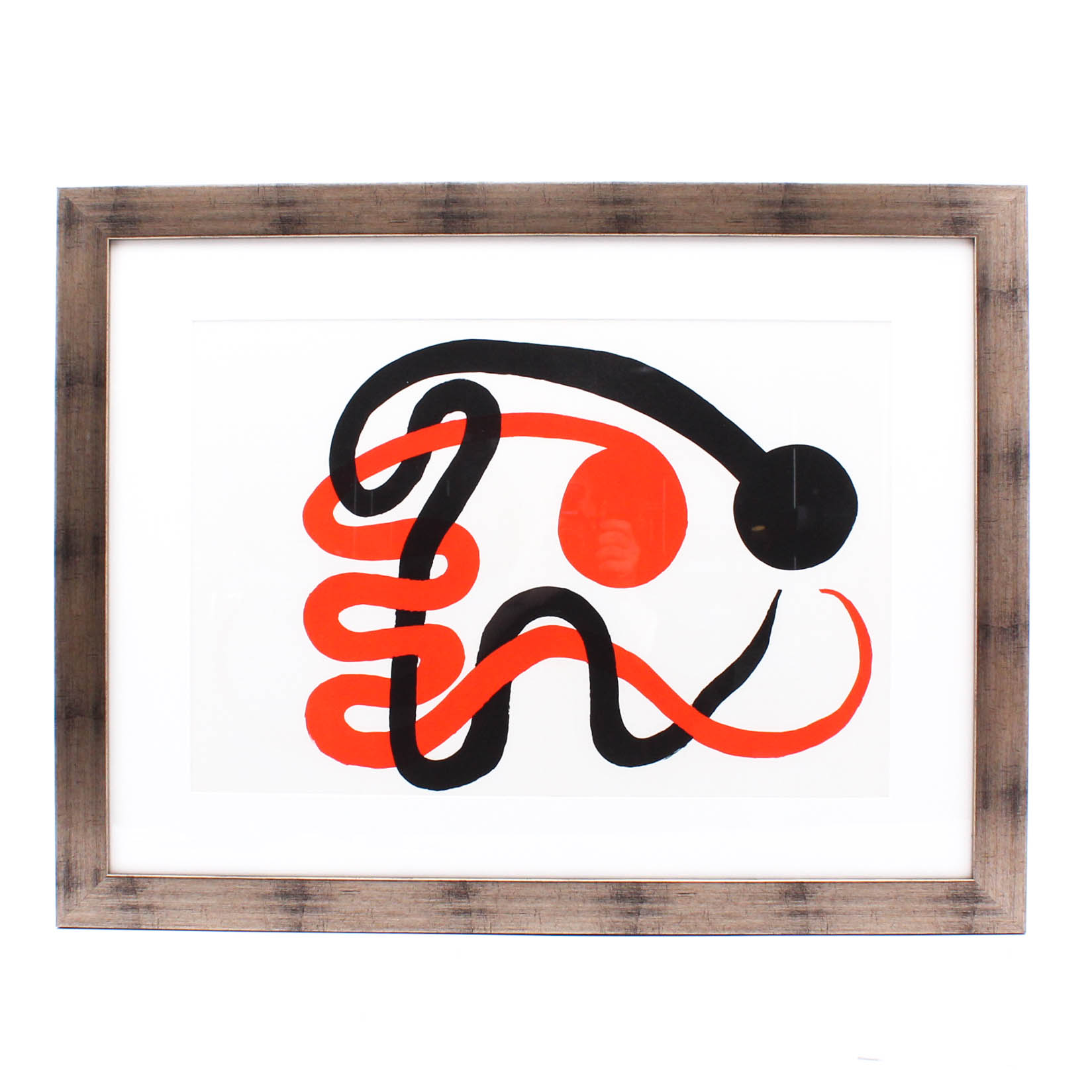 Alexander Calder Double-Page Lithograph for "Derriere le Miroir", 1973