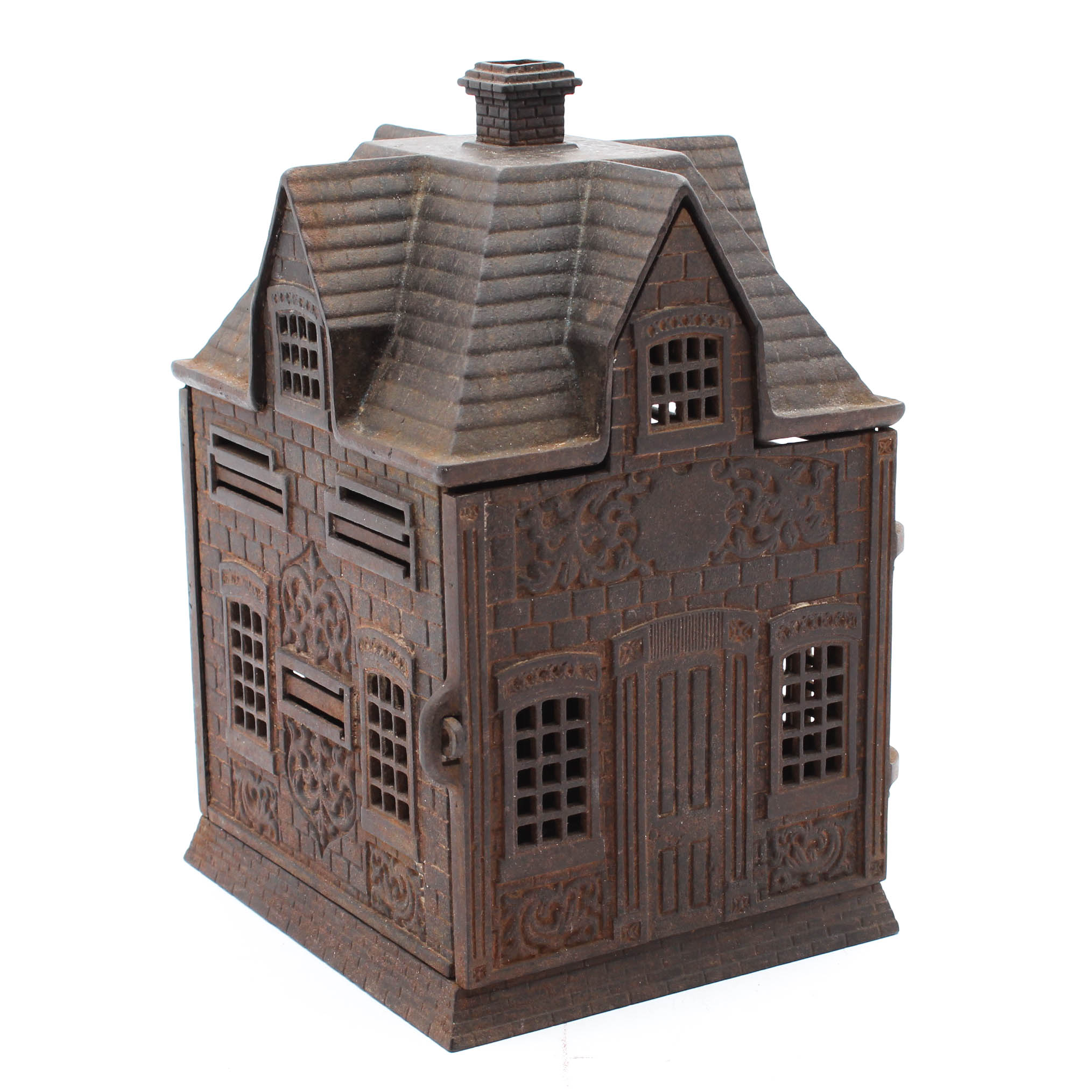 Large Cast Iron Bank "Equitable Loan & Savings Ass'n of Dayton O."