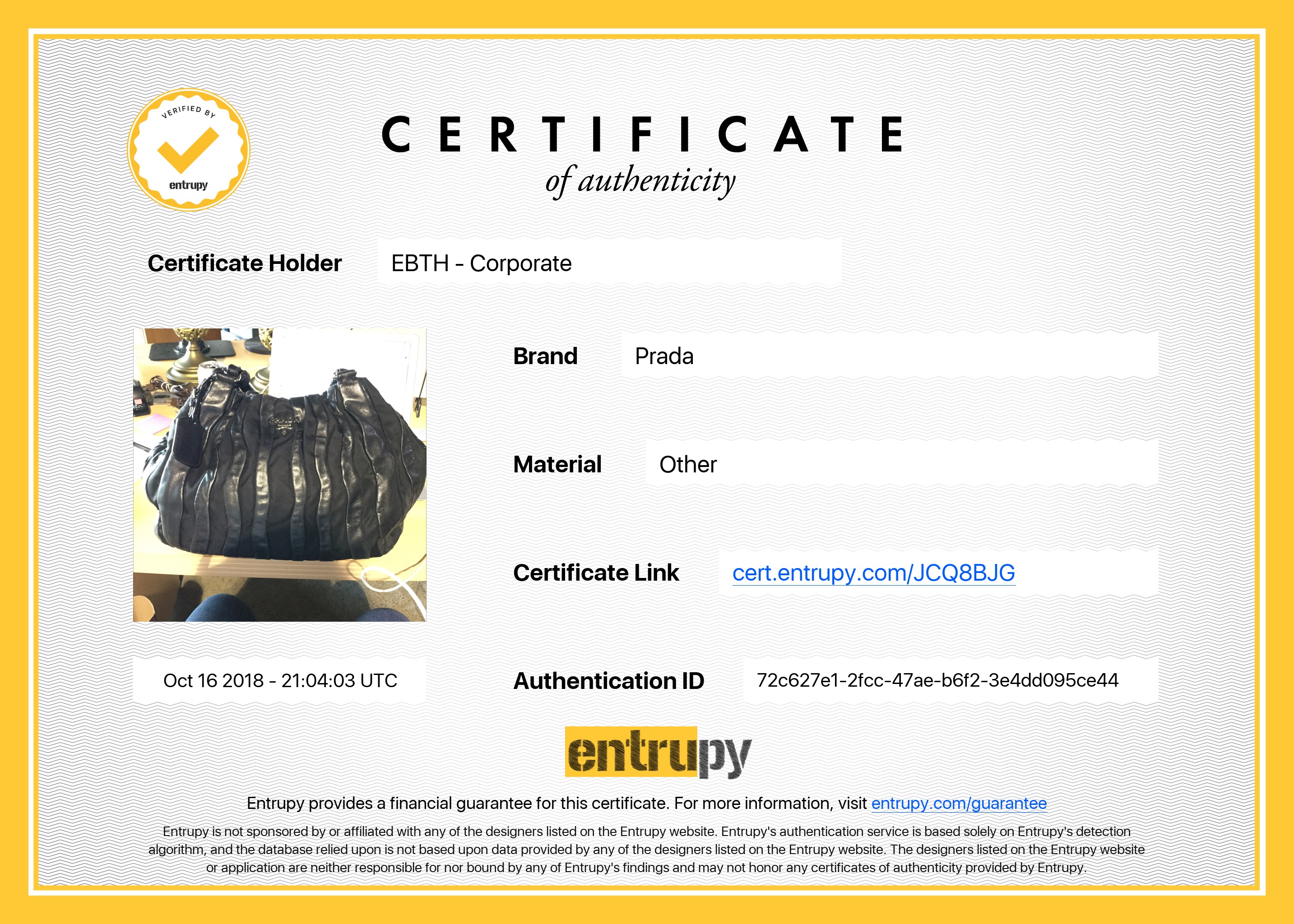 Prada Black Lambskin and Nylon Striped Hobo Bag