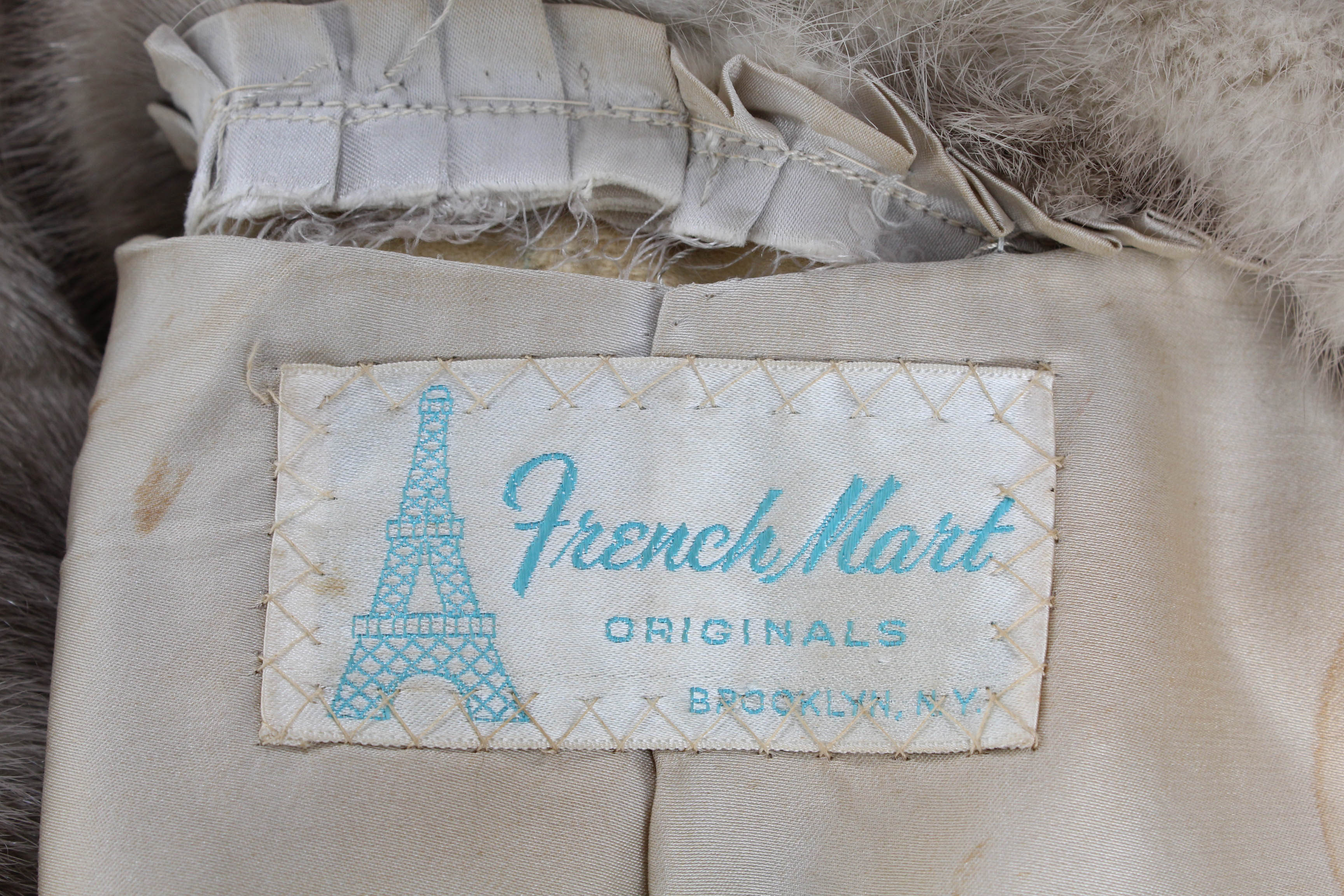 Vintage Tourmaline Mink Fur Swing Coat