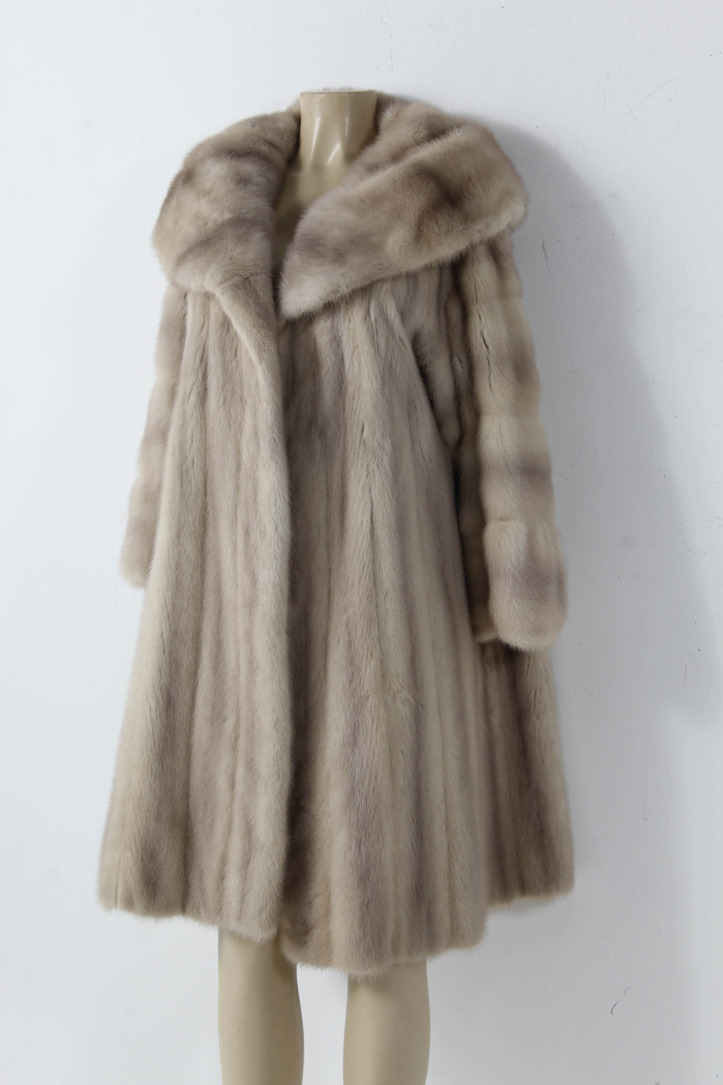 Vintage Tourmaline Mink Fur Swing Coat