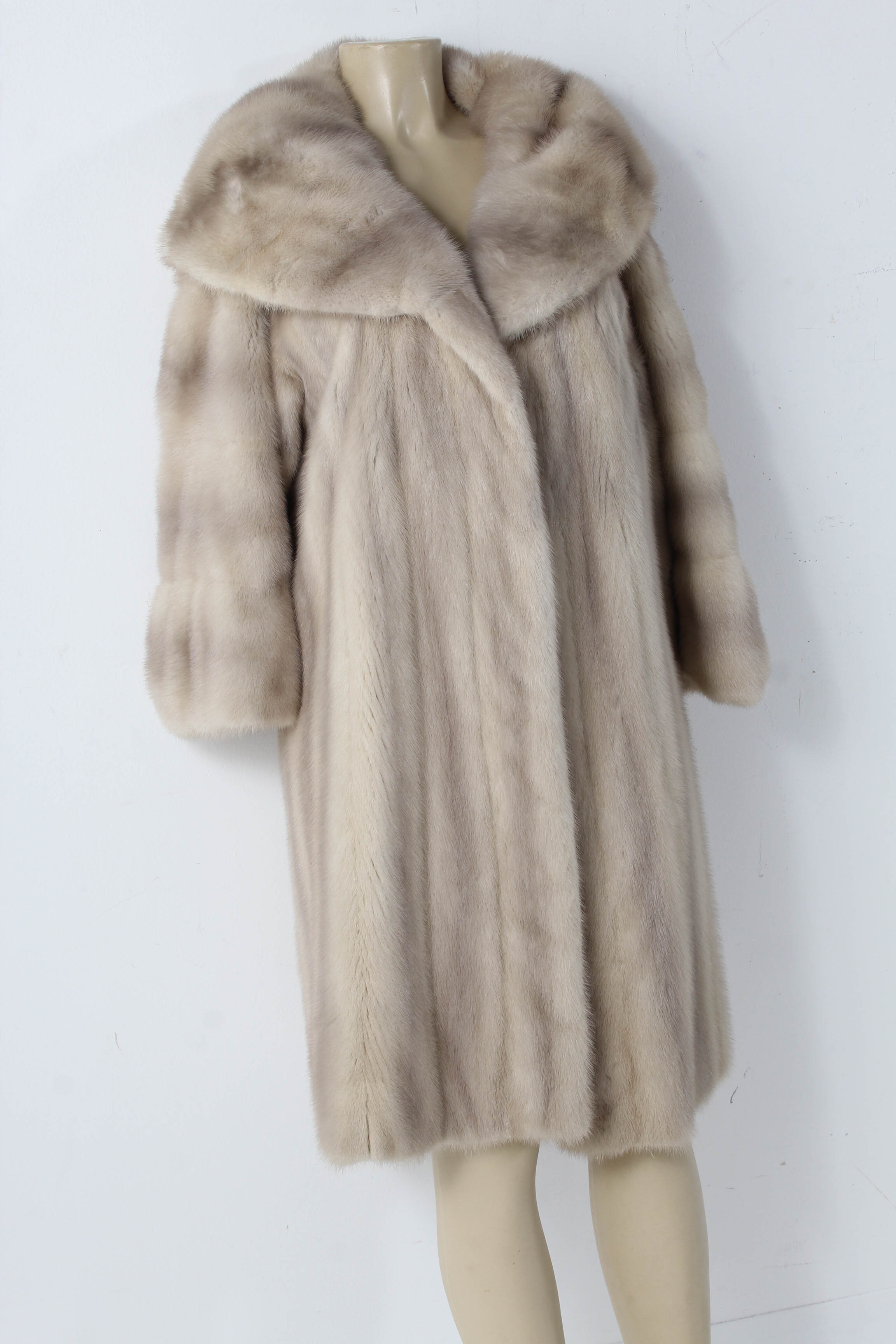 Vintage Tourmaline Mink Fur Swing Coat