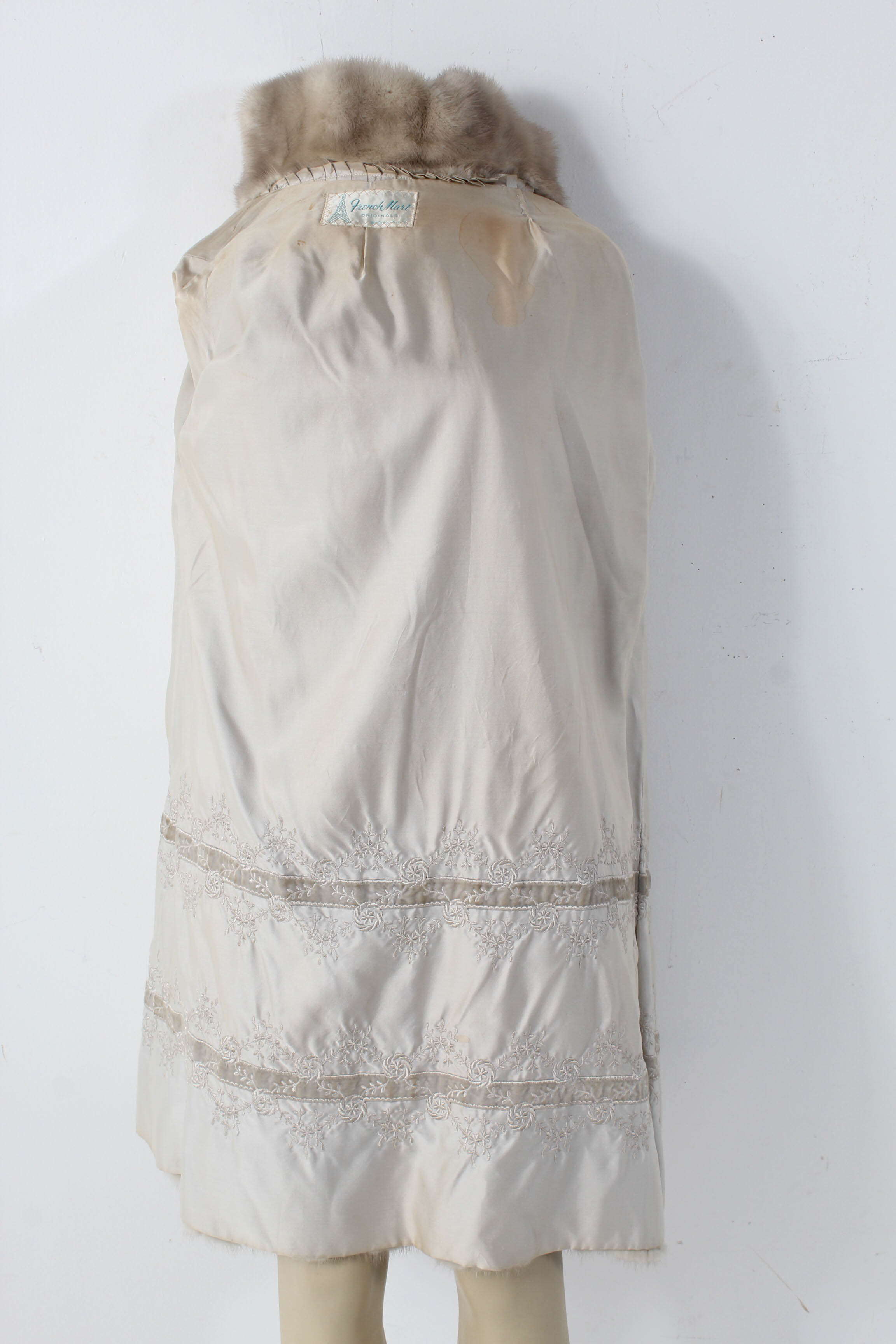 Vintage Tourmaline Mink Fur Swing Coat