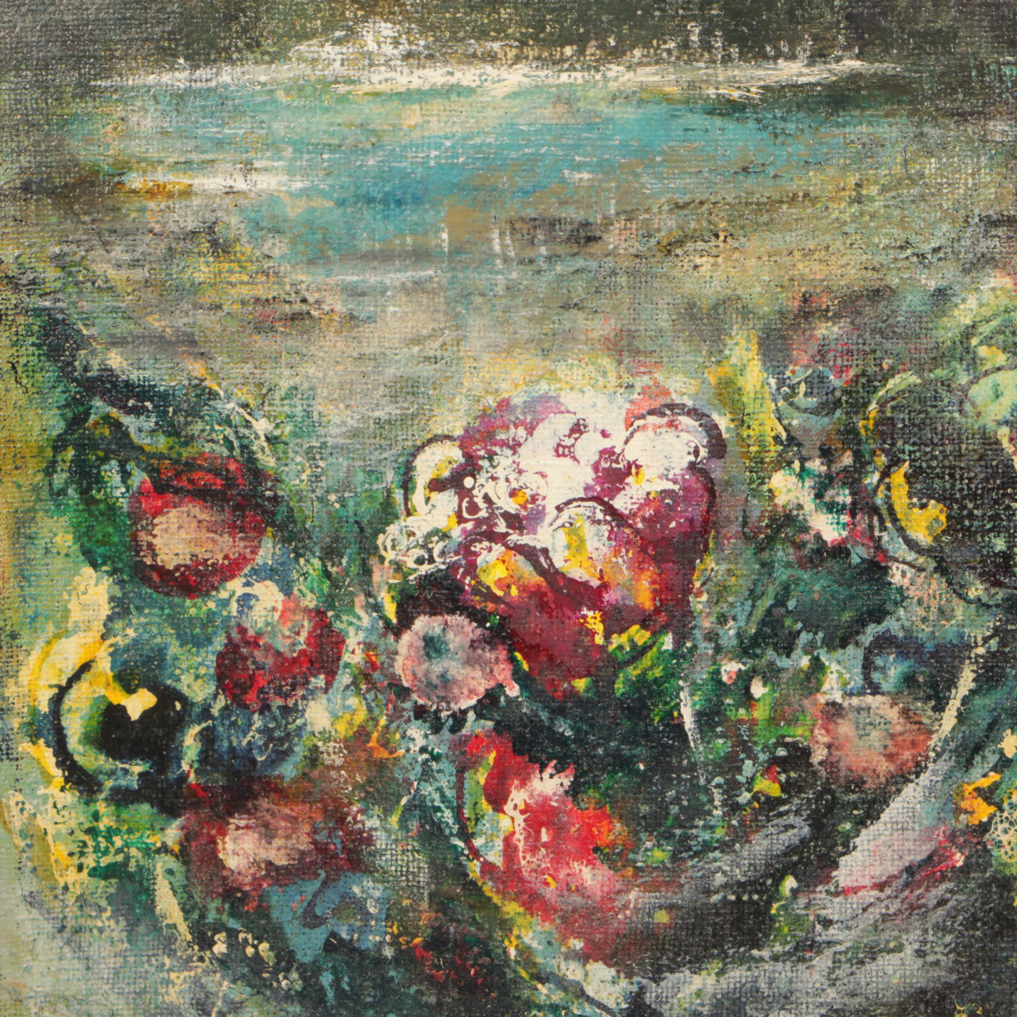 Gerardo Belfiore Abstracted Still Life Oil Painting