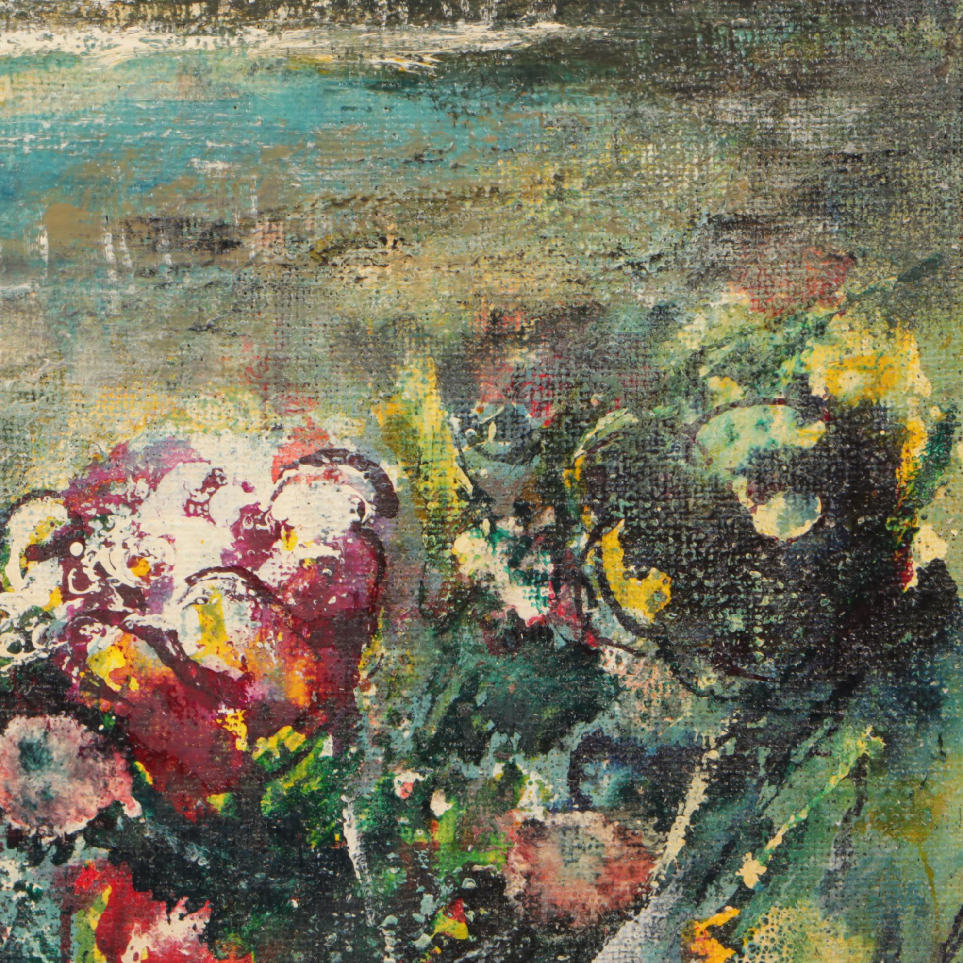 Gerardo Belfiore Abstracted Still Life Oil Painting