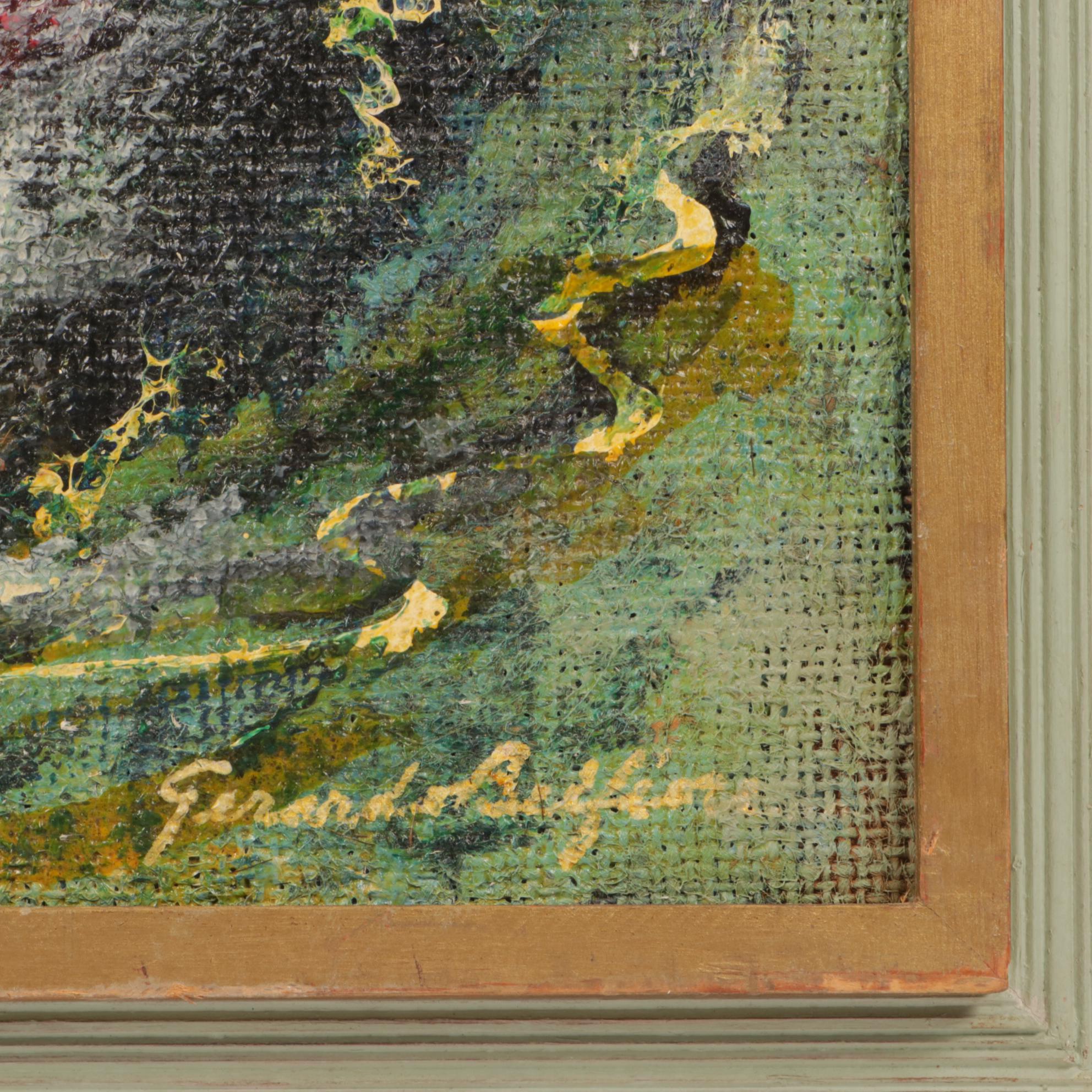 Gerardo Belfiore Abstracted Still Life Oil Painting