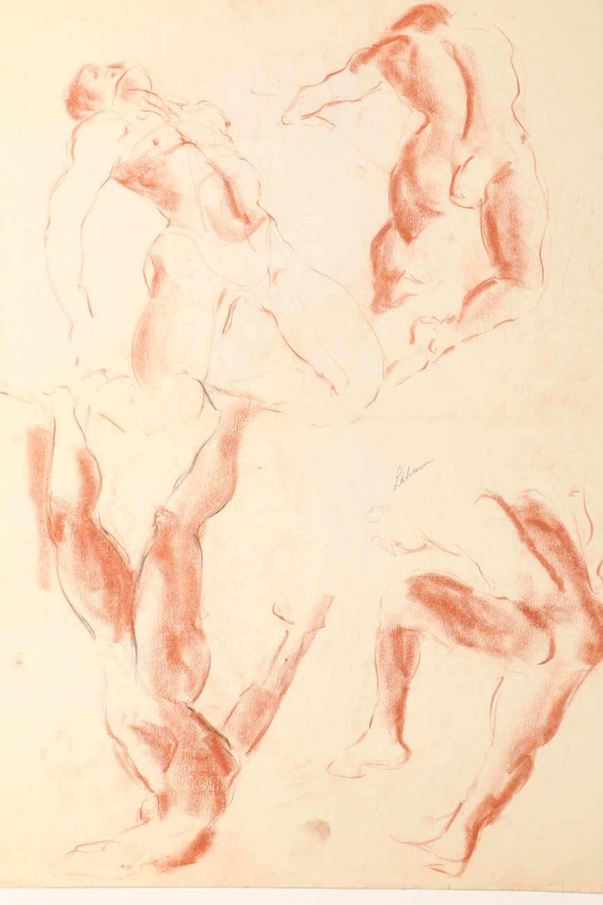 Robert Lahmann Figure Study Sketches