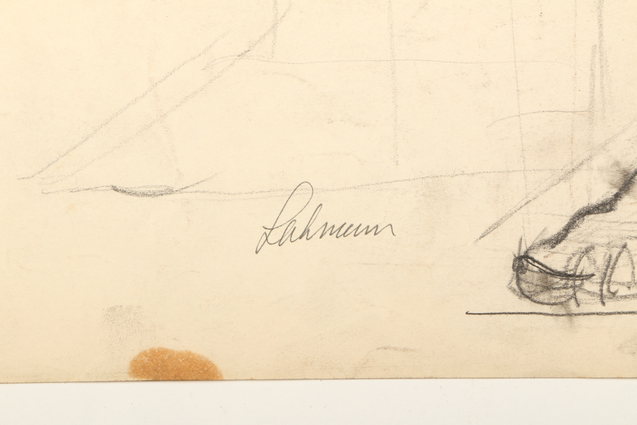 Robert Lahmann Figure Study Sketches