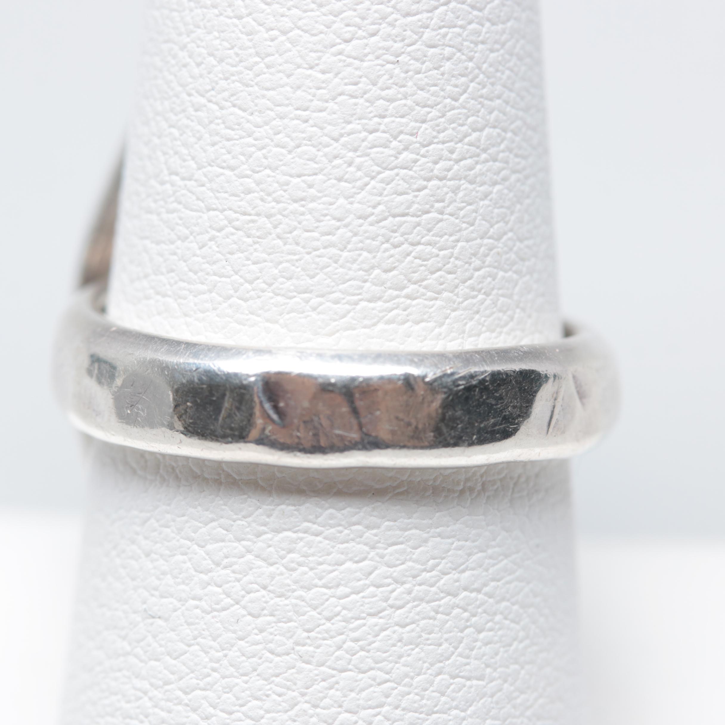 Southwestern Style Sterling Silver Turquoise Ring