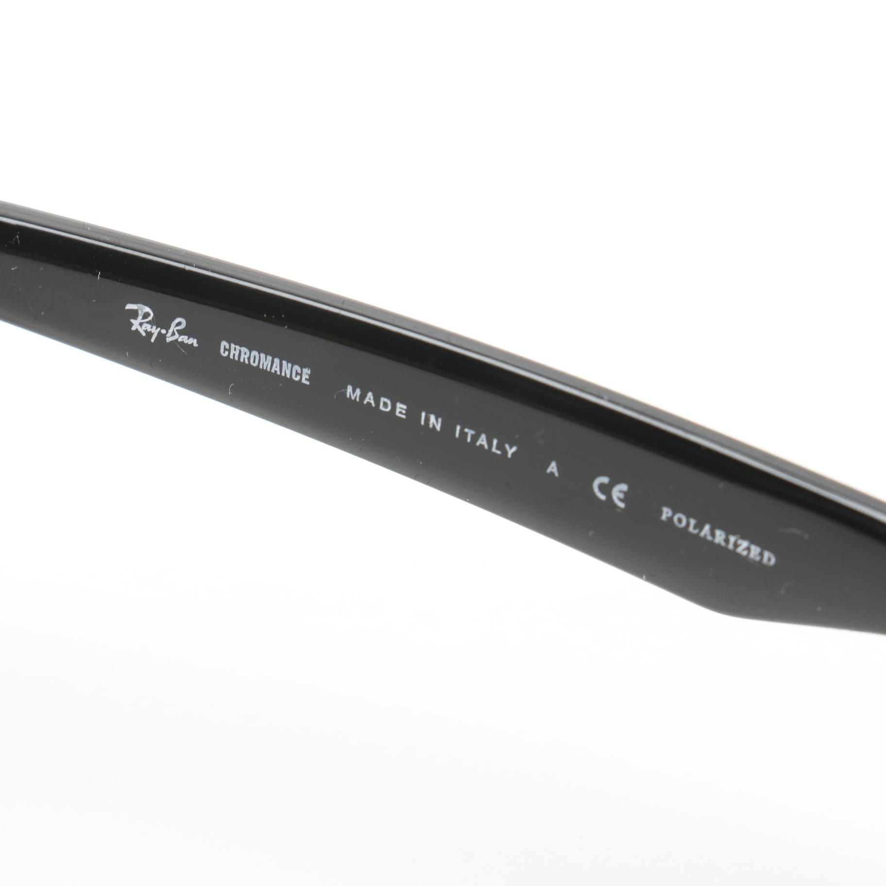 Ray-Ban Black Chromance Polarized Sunglasses