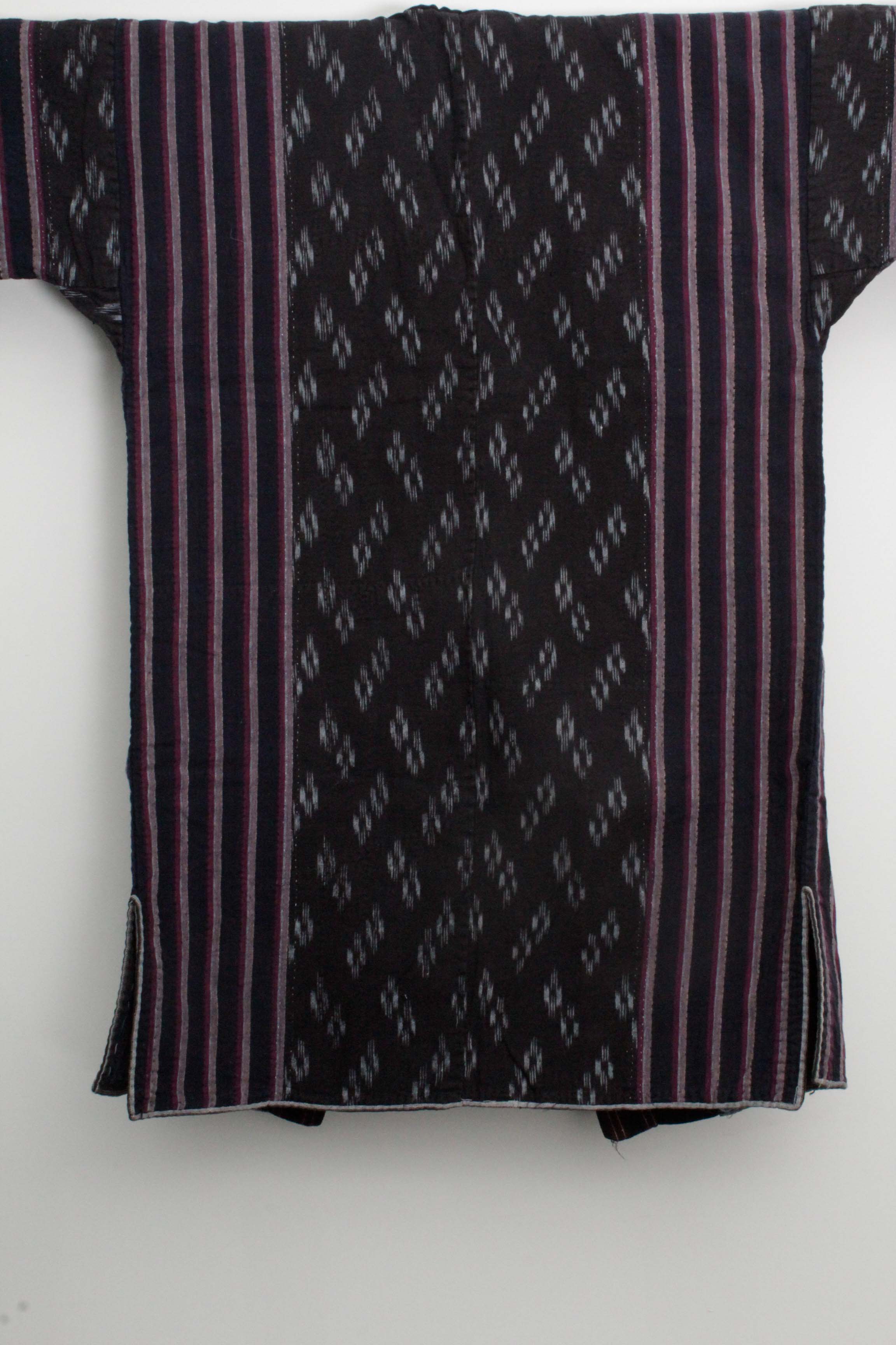 Men's Circa 1870 Antique Handwoven Cotton Patchwork Noragi Jacket