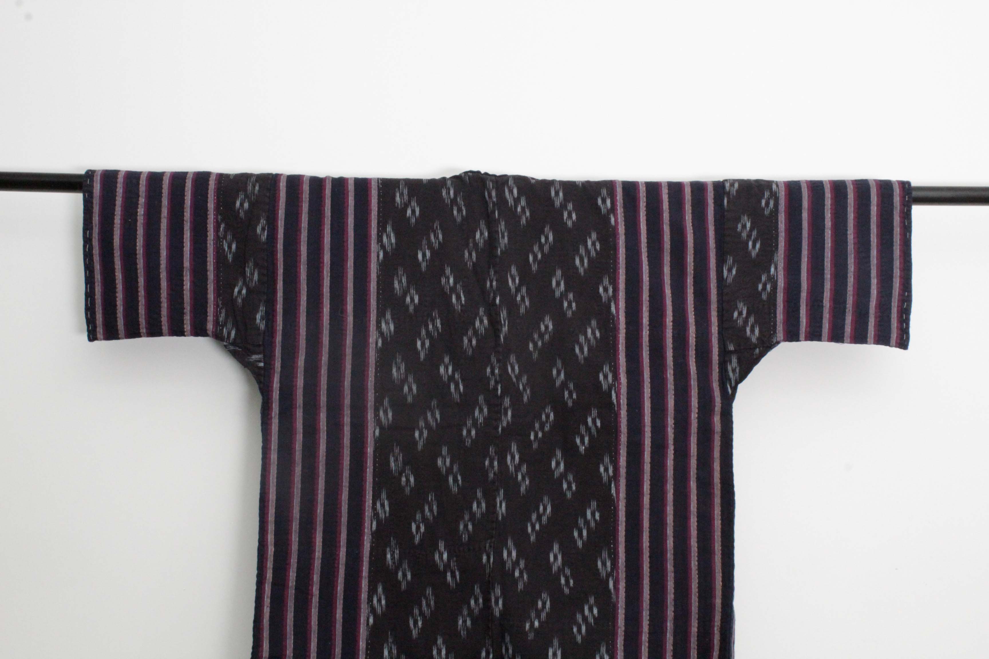 Men's Circa 1870 Antique Handwoven Cotton Patchwork Noragi Jacket