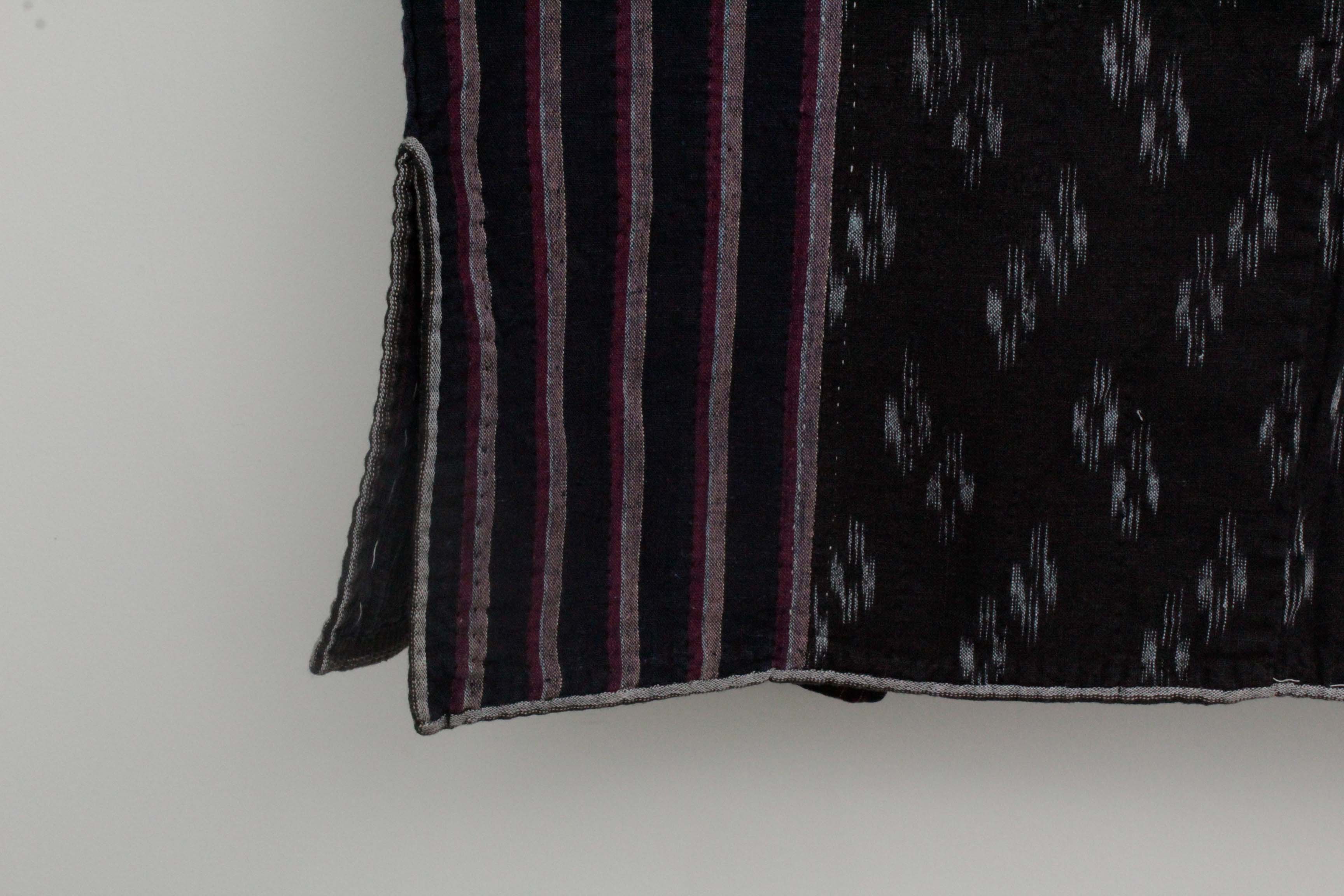 Men's Circa 1870 Antique Handwoven Cotton Patchwork Noragi Jacket