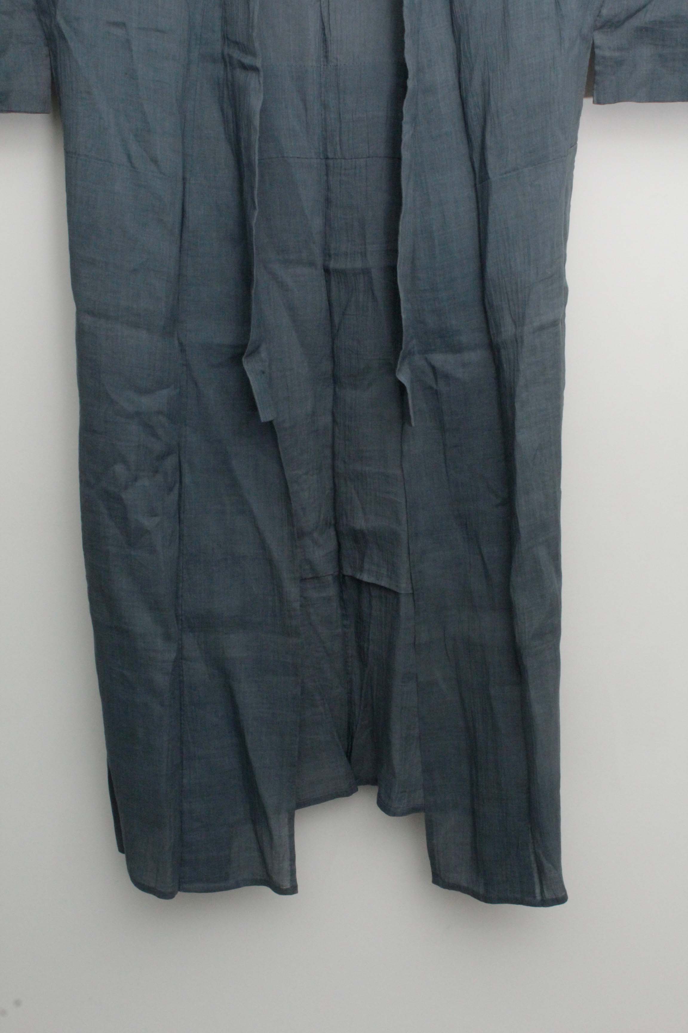 Men's Circa 1900 Antique Handwoven Silk Crepe Kimono
