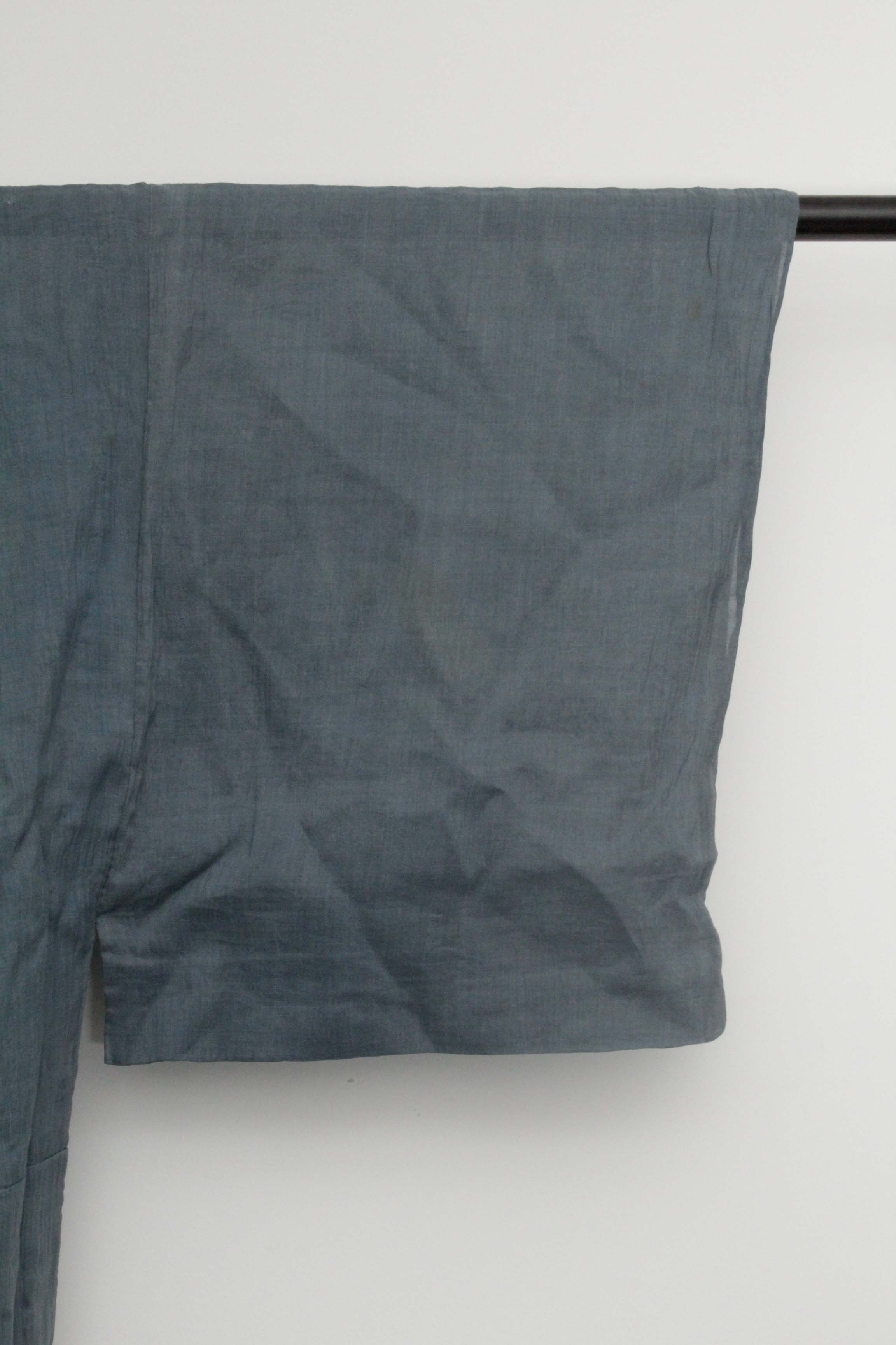 Men's Circa 1900 Antique Handwoven Silk Crepe Kimono