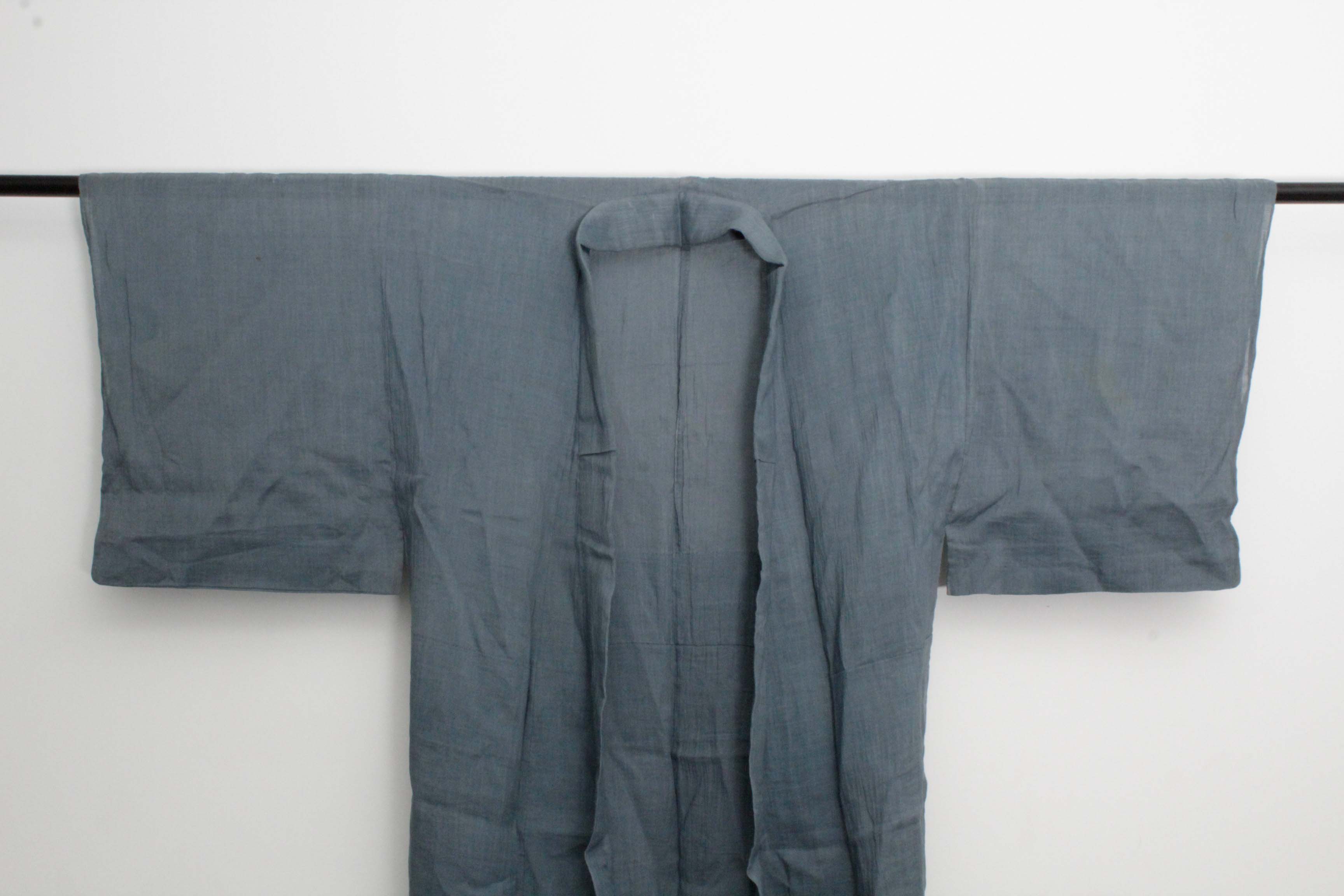 Men's Circa 1900 Antique Handwoven Silk Crepe Kimono