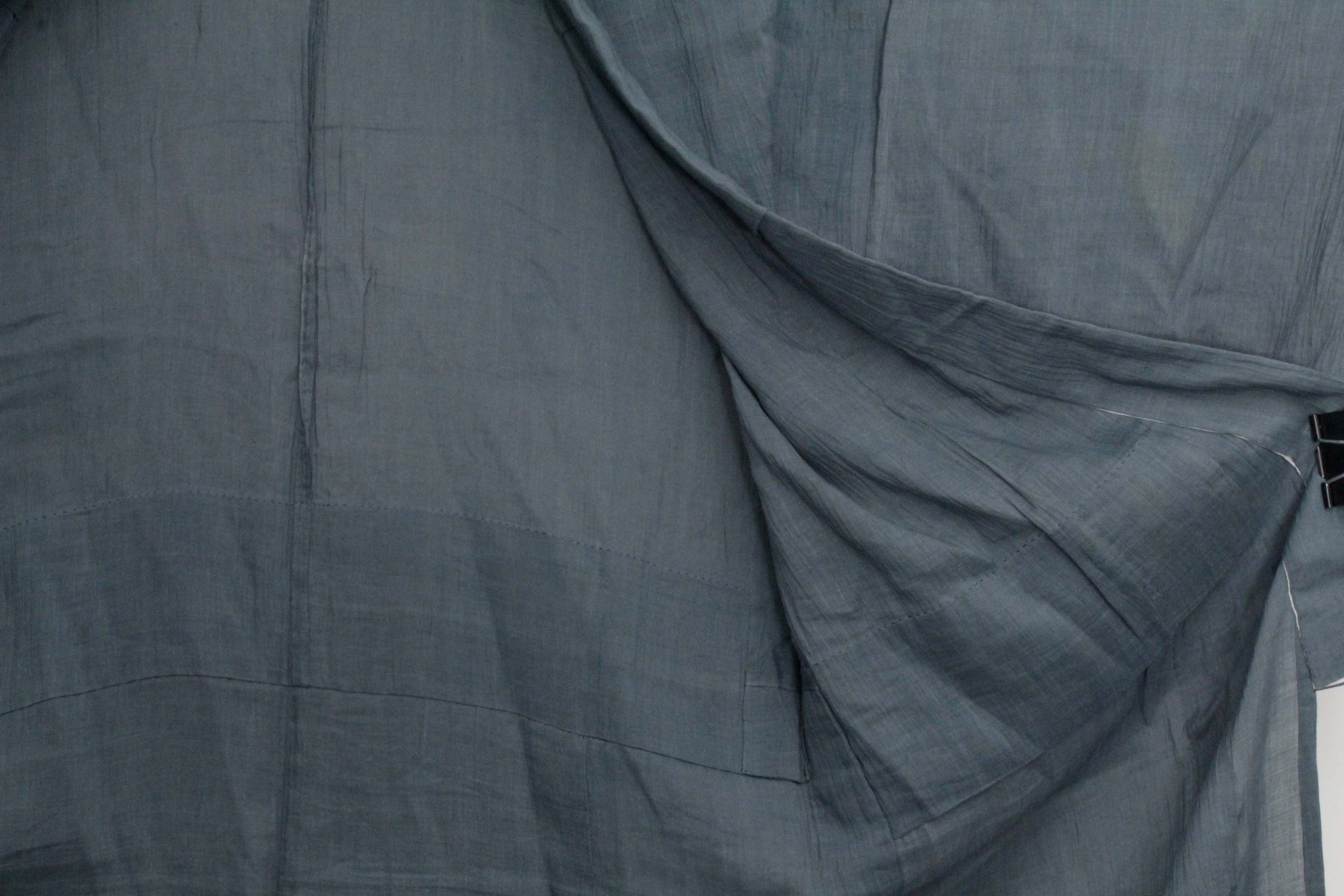 Men's Circa 1900 Antique Handwoven Silk Crepe Kimono