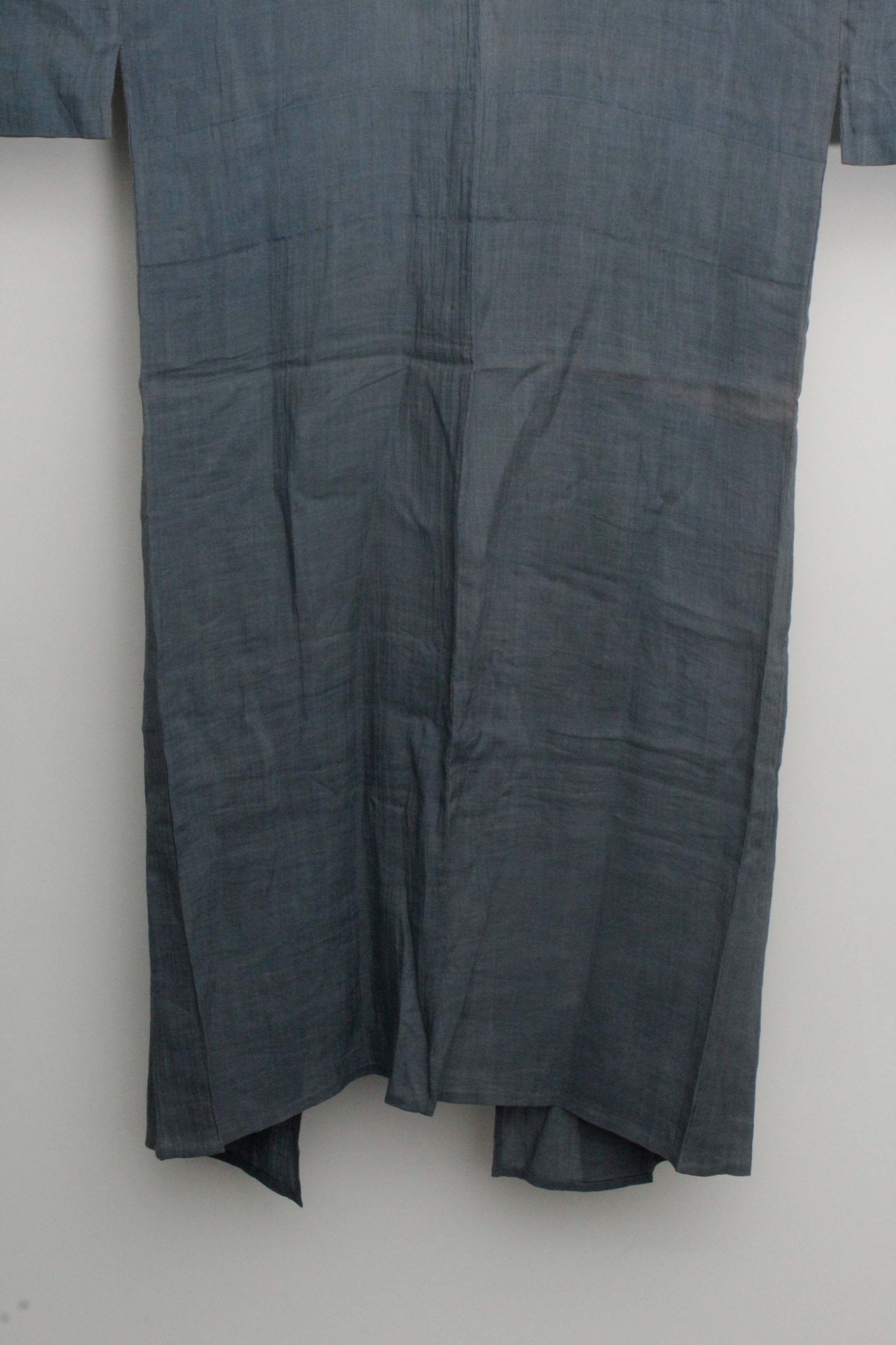 Men's Circa 1900 Antique Handwoven Silk Crepe Kimono