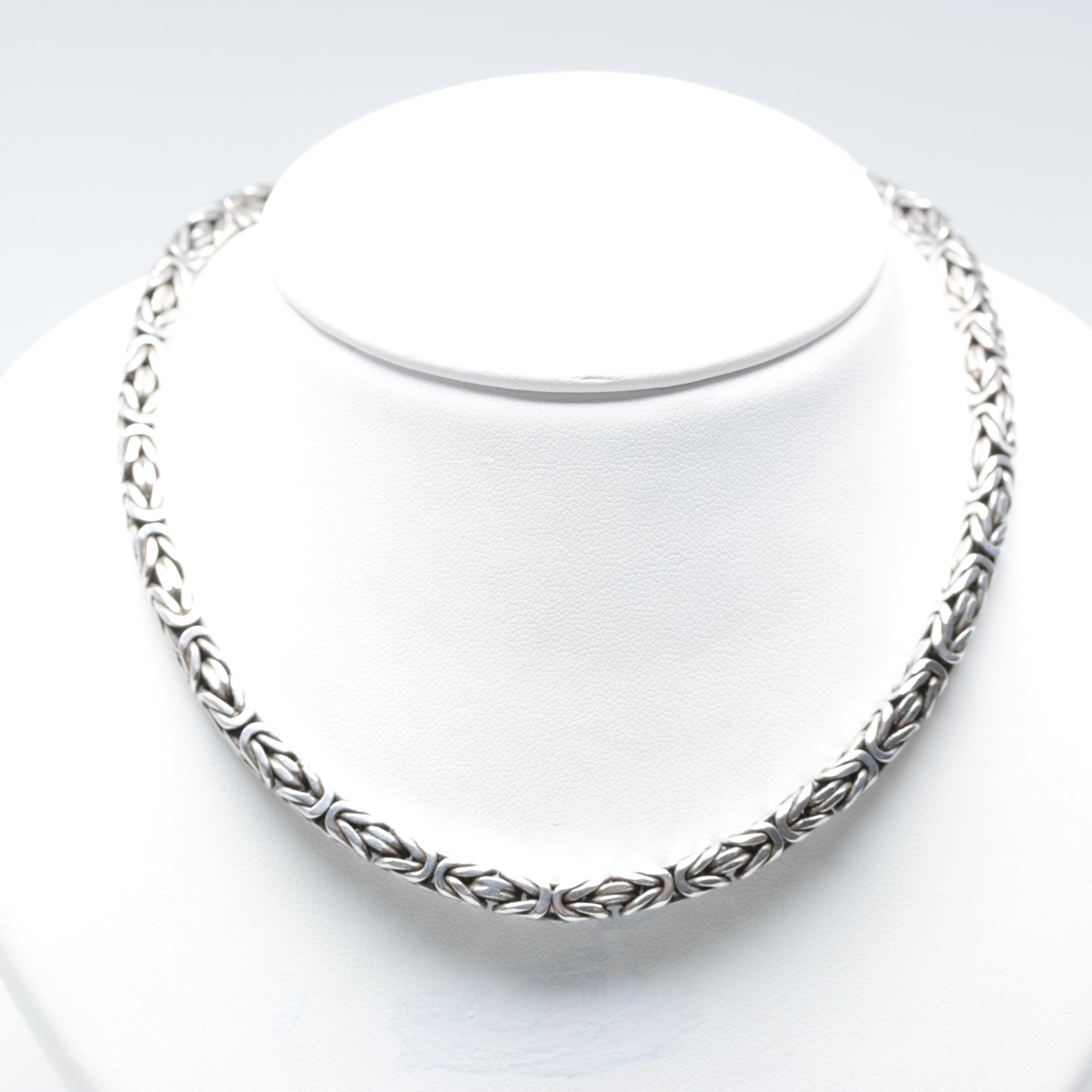 Lois Hill Sterling Silver Necklace