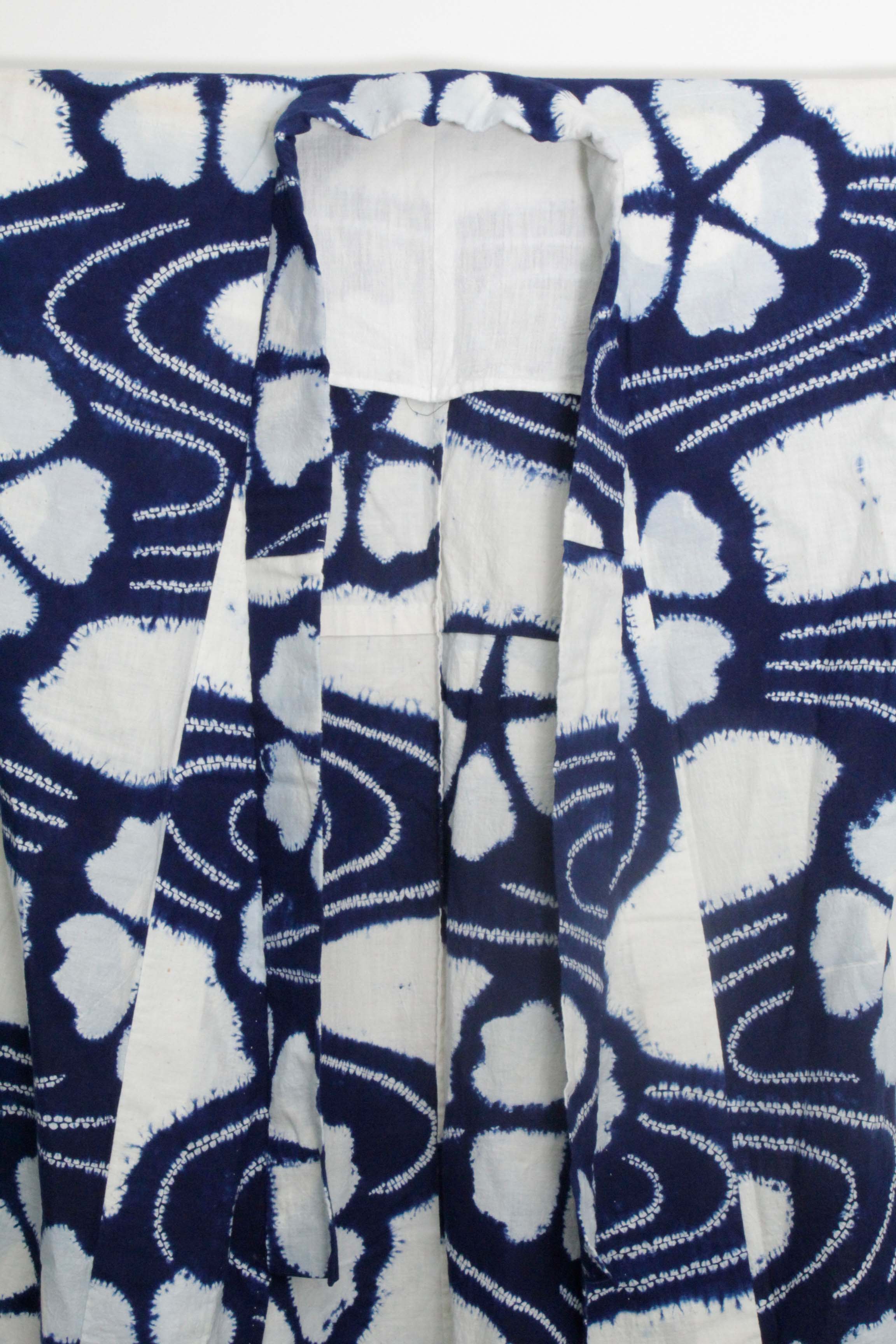 Circa 1890 Antique Handwoven Cotton Yukata Kimono