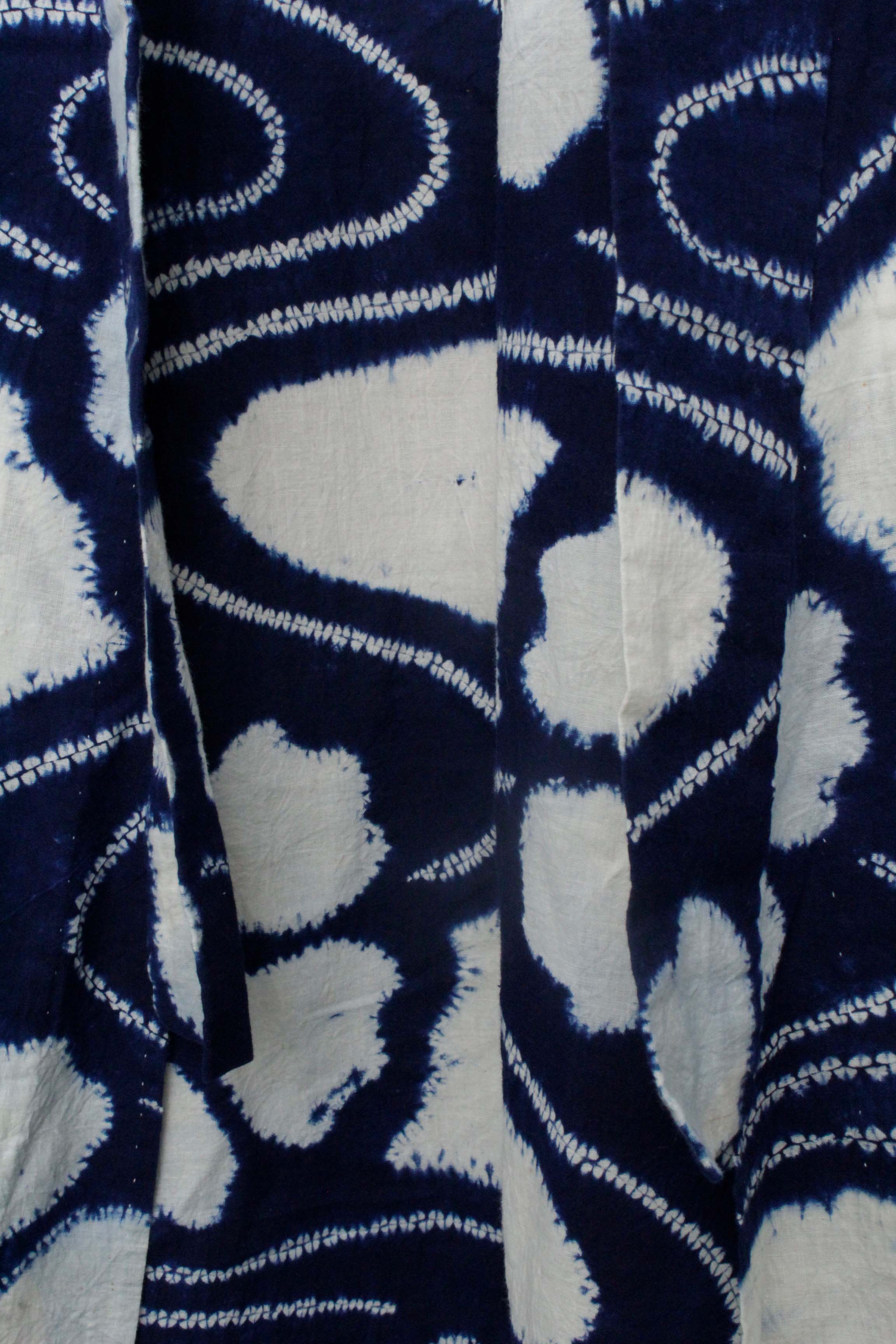 Circa 1890 Antique Handwoven Cotton Yukata Kimono