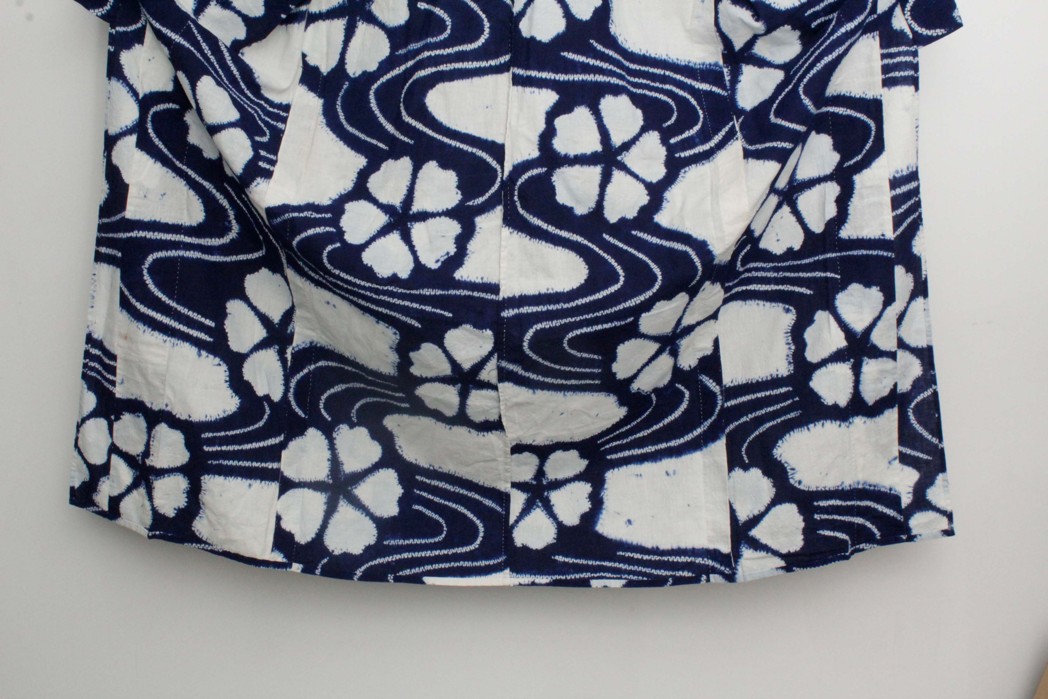 Circa 1890 Antique Handwoven Cotton Yukata Kimono