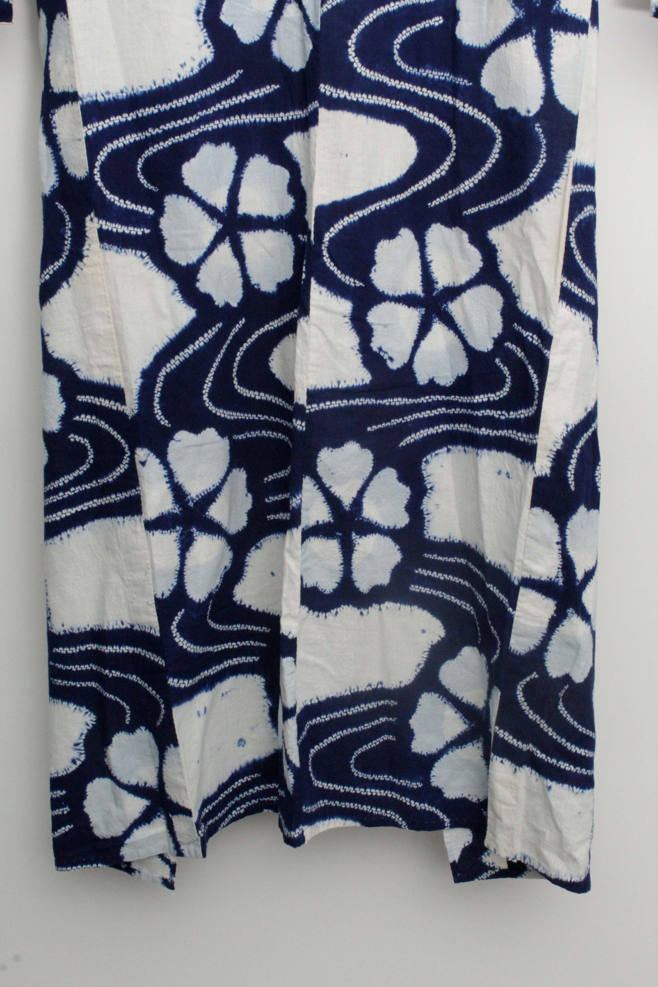 Circa 1890 Antique Handwoven Cotton Yukata Kimono