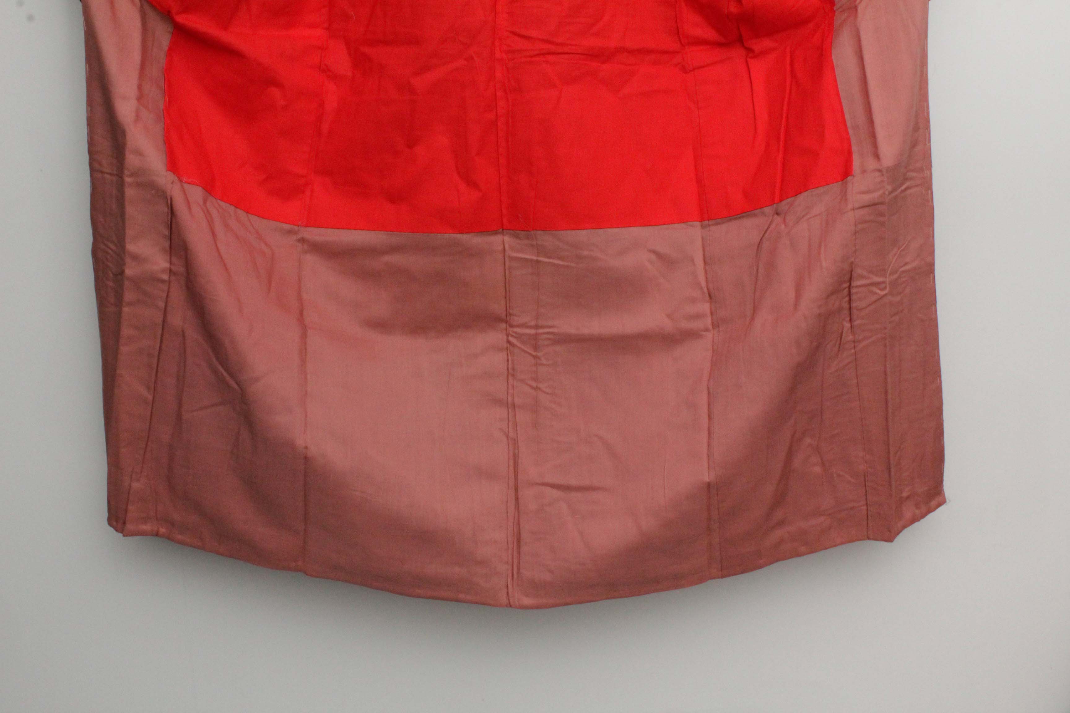 Circa 1910 Antique Handwoven Kasuri Ikat Silk Kofurisode Kimono