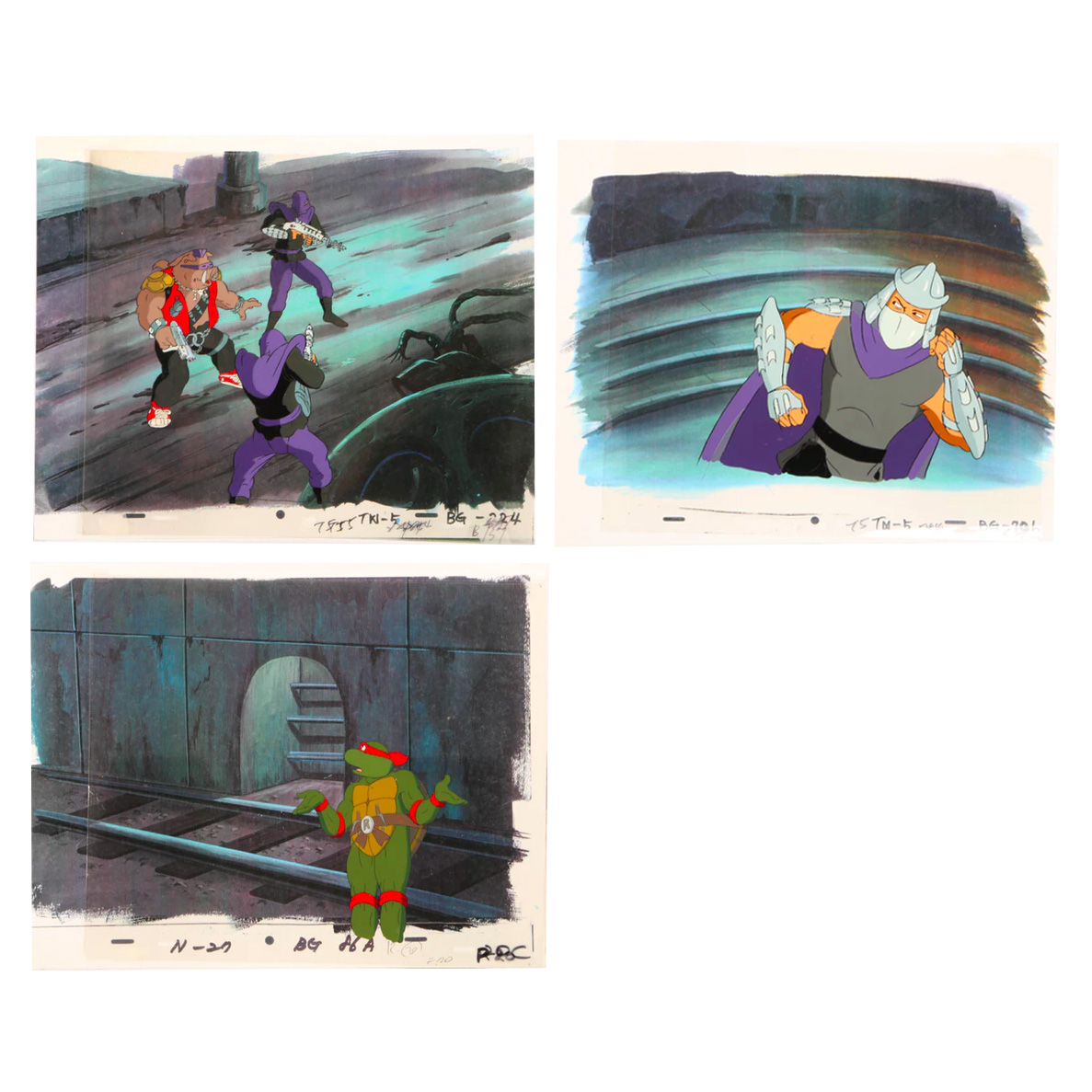 Teenage Mutant Ninja Turtles Production Cels