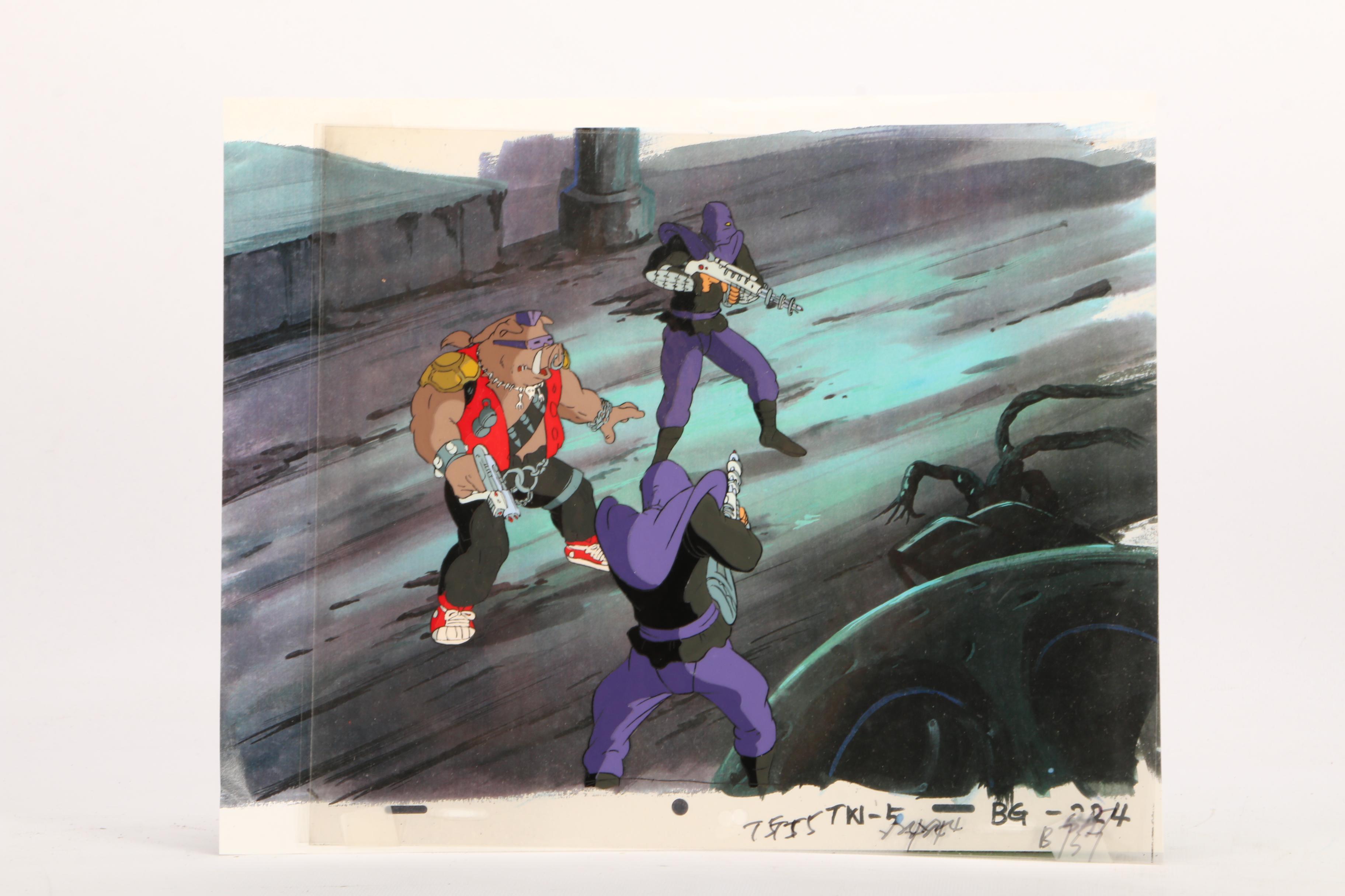 Teenage Mutant Ninja Turtles Production Cels