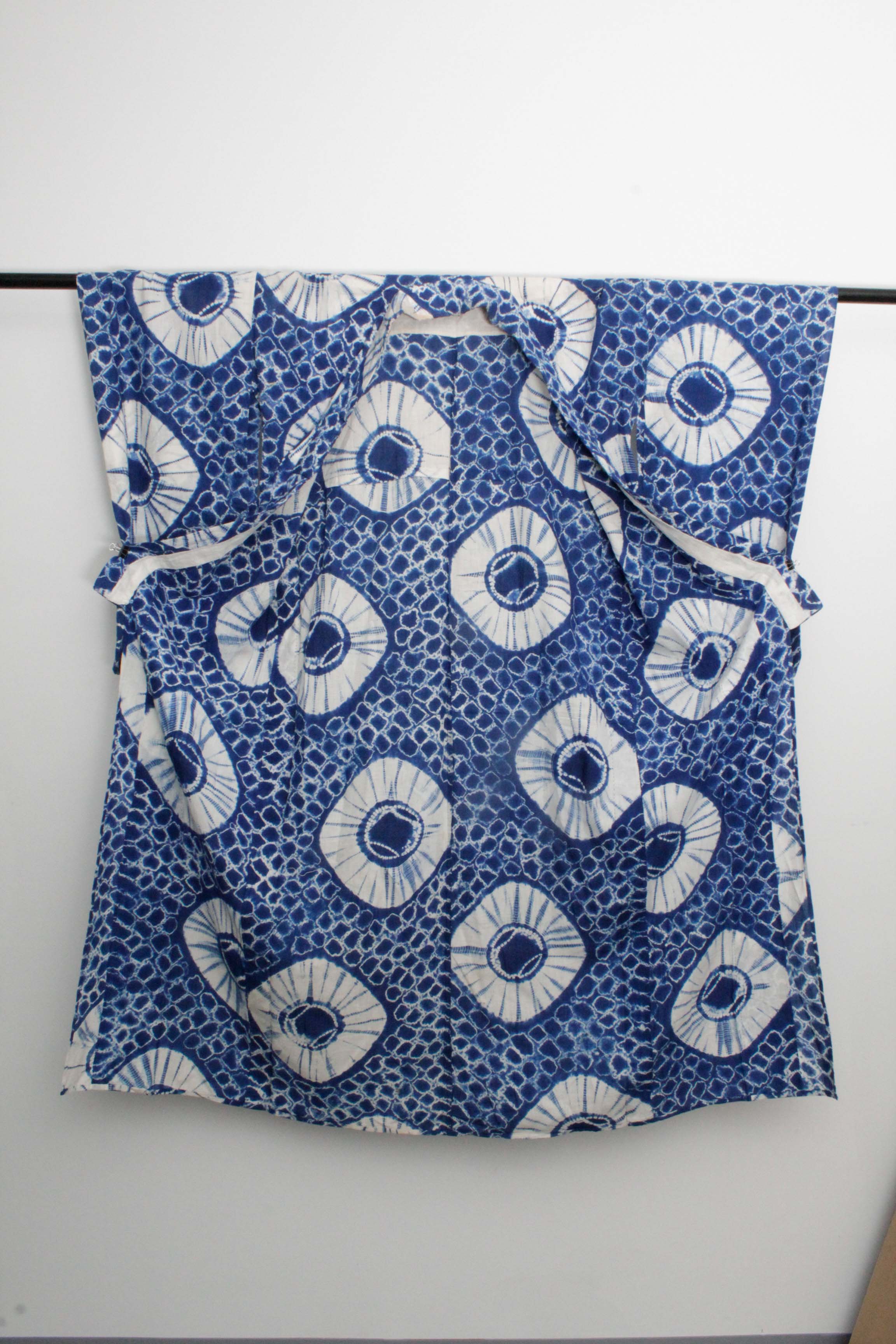 Circa 1870 Antique Handwoven Cotton Yukata Kimono