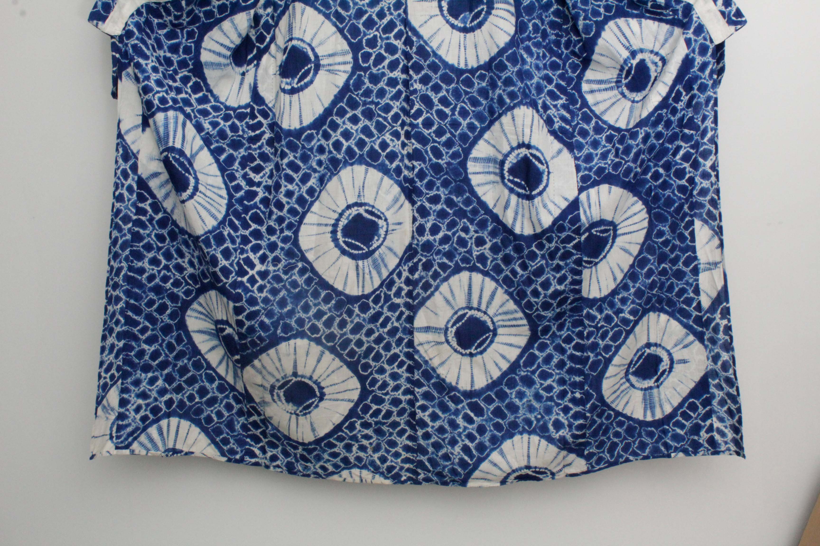 Circa 1870 Antique Handwoven Cotton Yukata Kimono