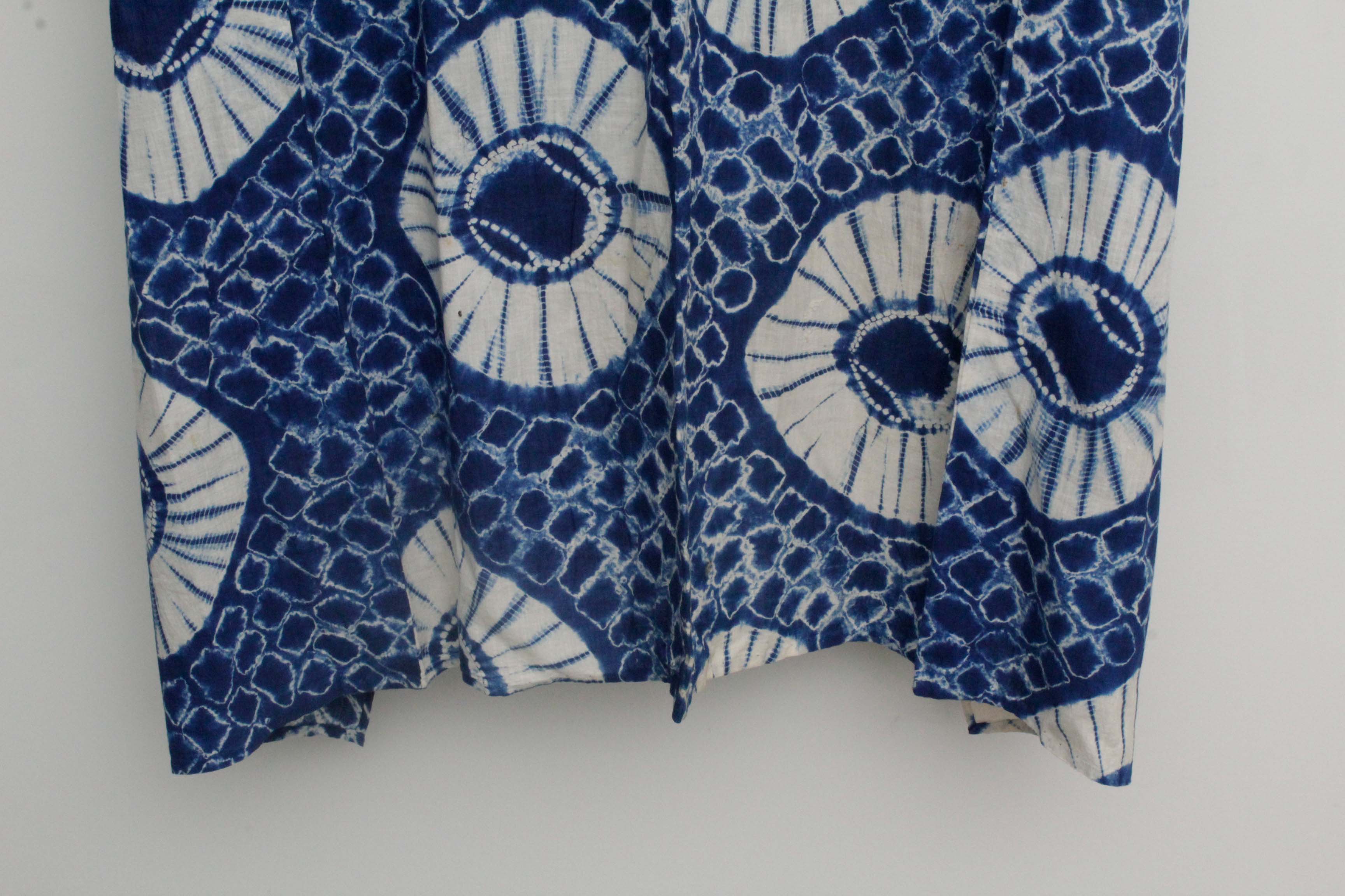 Circa 1870 Antique Handwoven Cotton Yukata Kimono