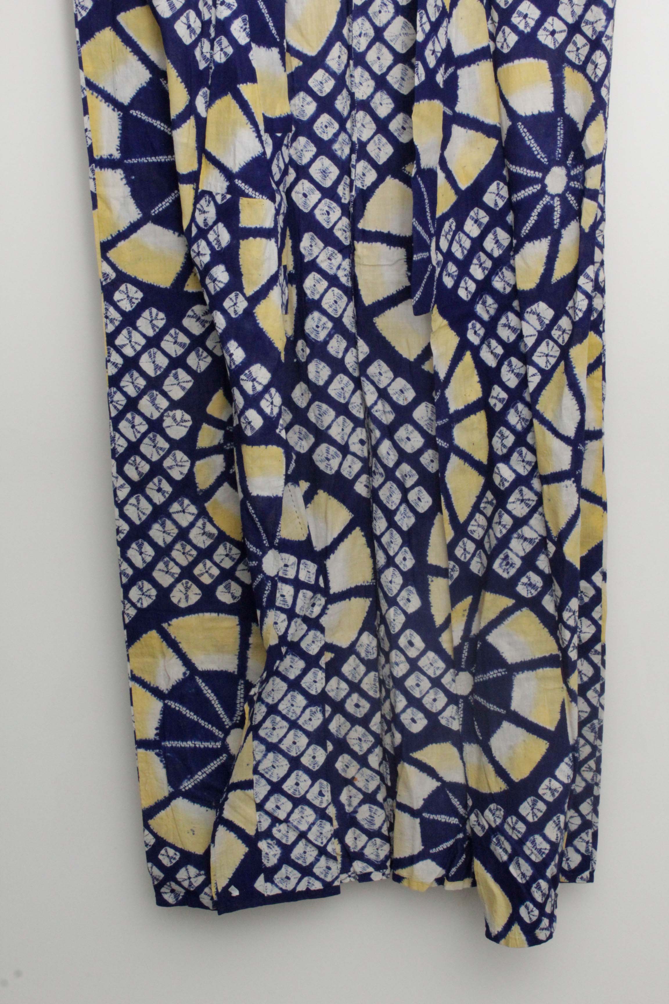 Circa 1870 Antique Handwoven Cotton Yukata Kimono