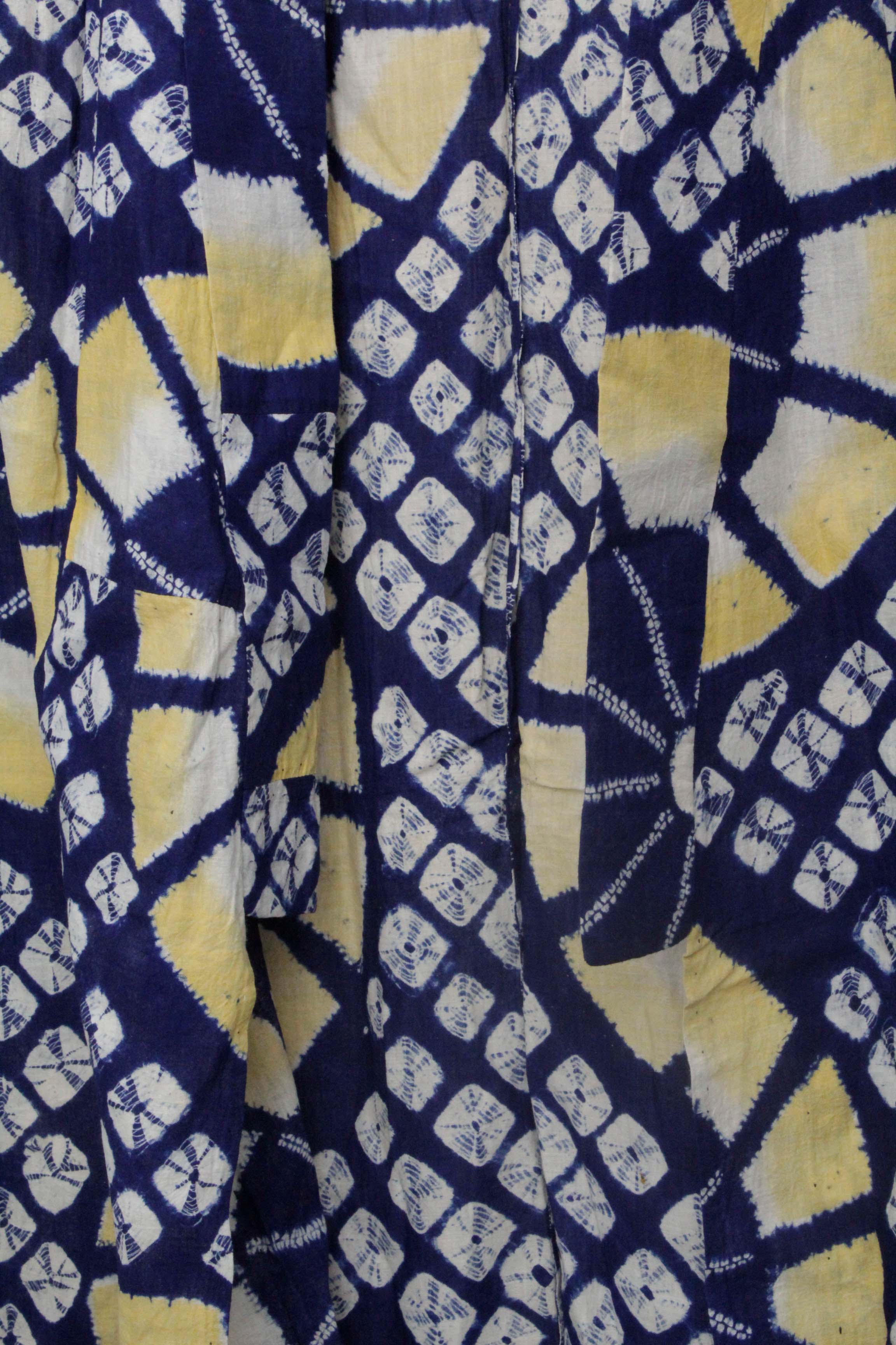 Circa 1870 Antique Handwoven Cotton Yukata Kimono