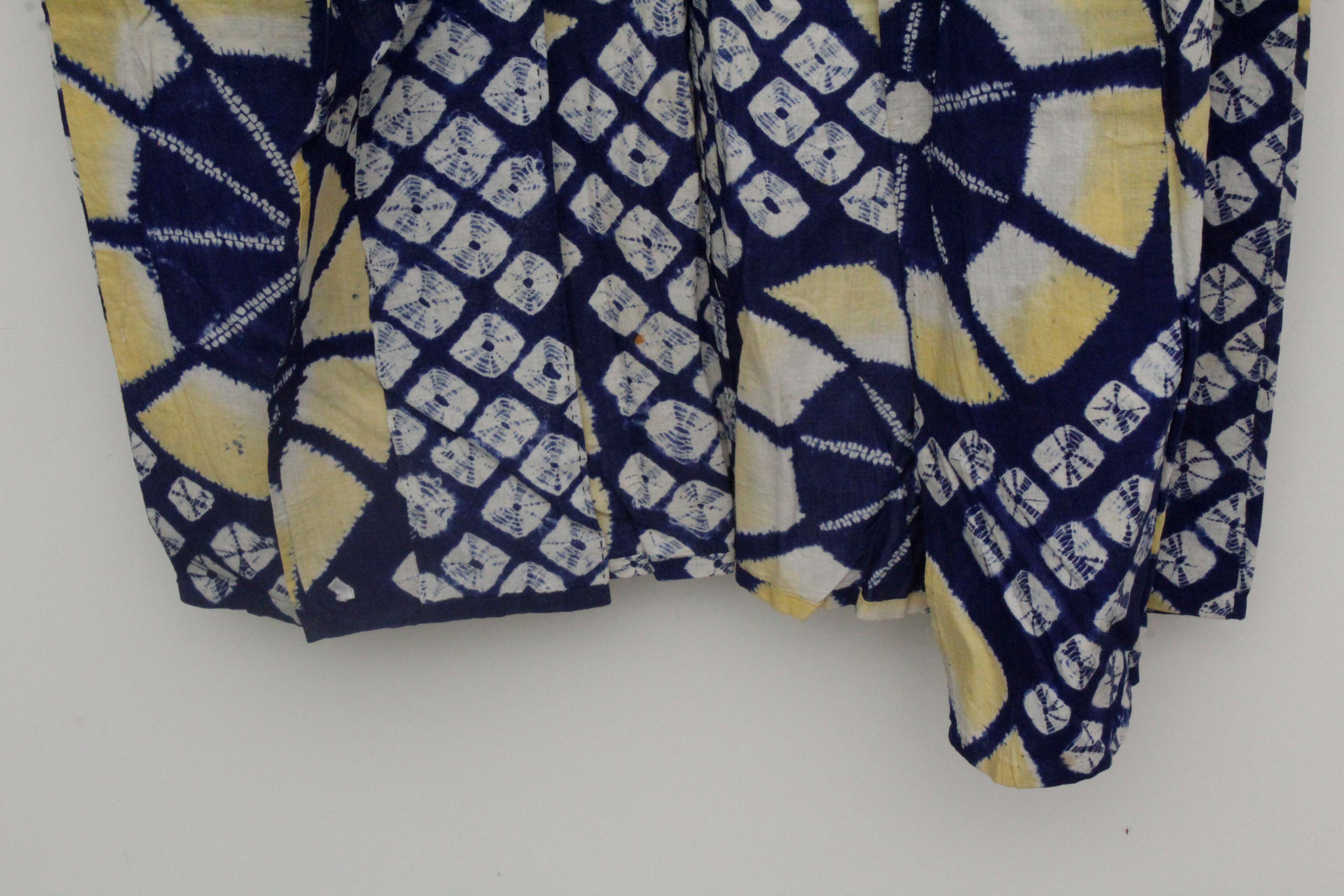 Circa 1870 Antique Handwoven Cotton Yukata Kimono