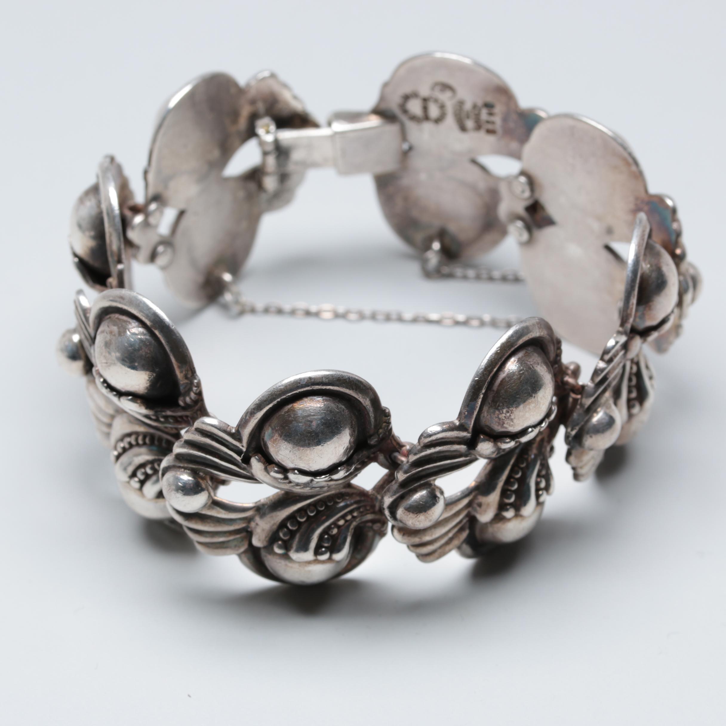 Margot de Taxco Mexican Sterling Silver Bracelet