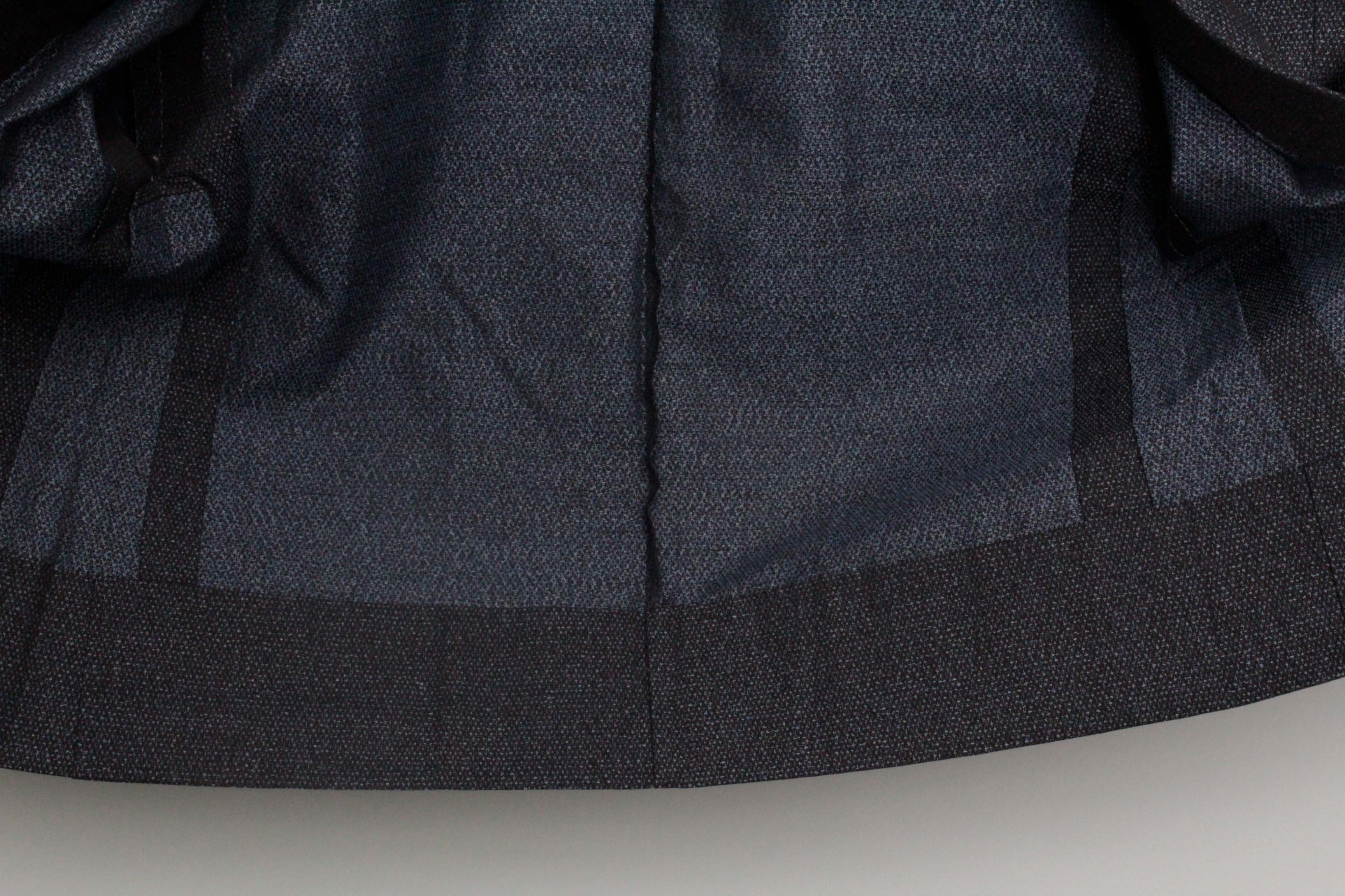 Men's Circa 1950 Vintage Handwoven Oshima Silk Haori Jacket