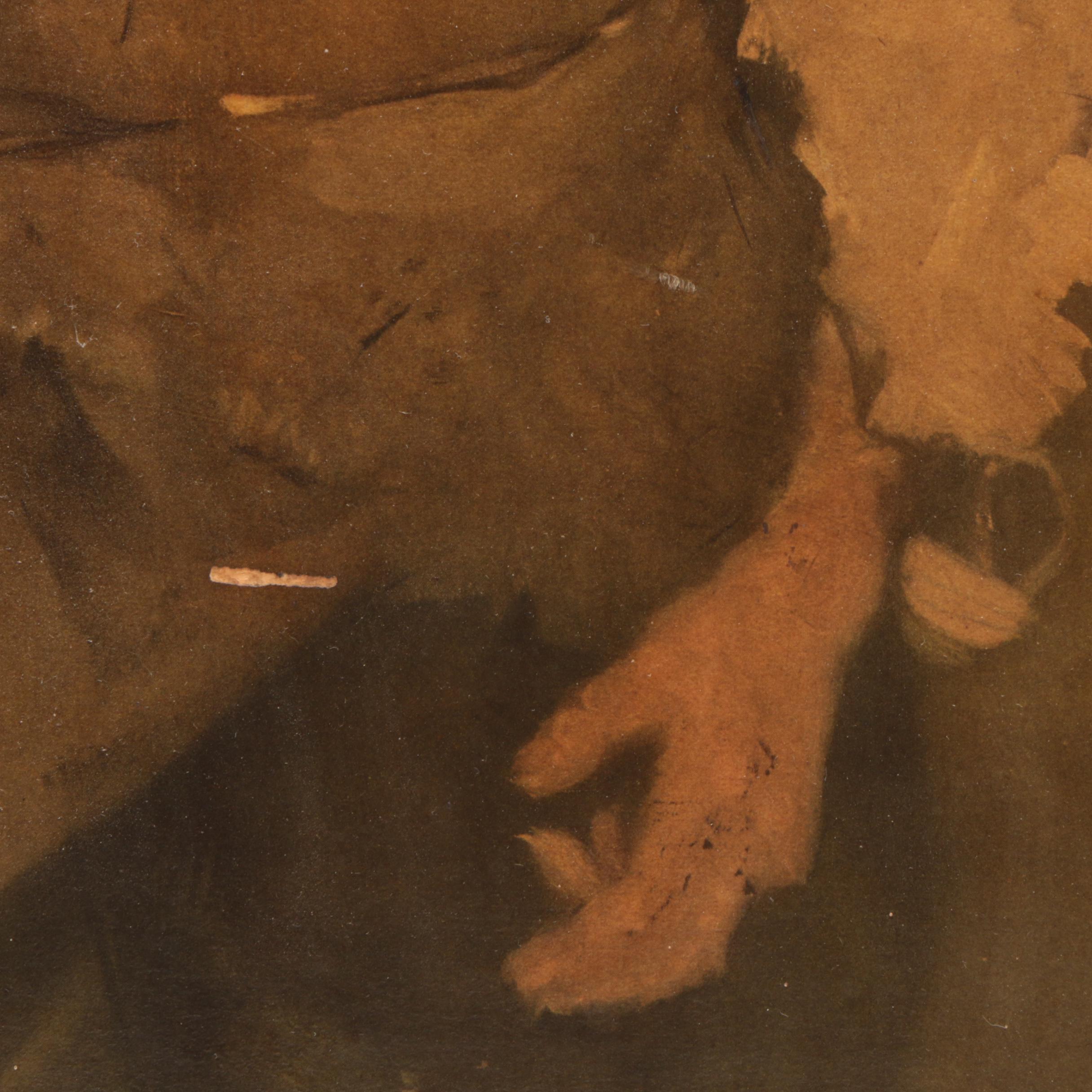 Halftone Print after Frank Duveneck "Whistling Boy"