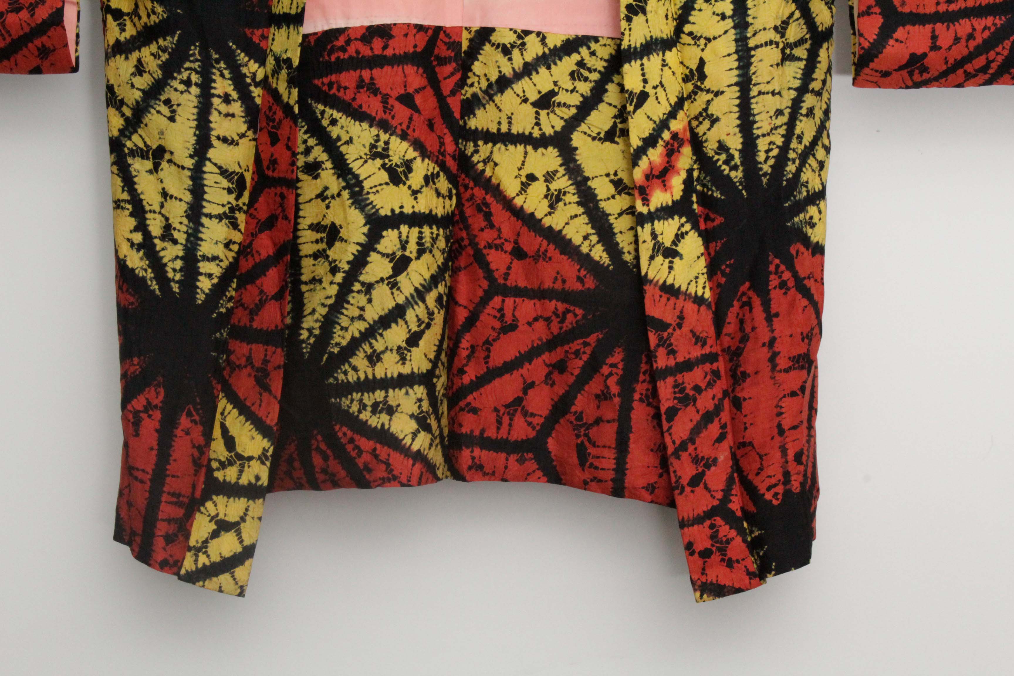 Circa 1925 Vintage Handwoven Silk Haori Jacket