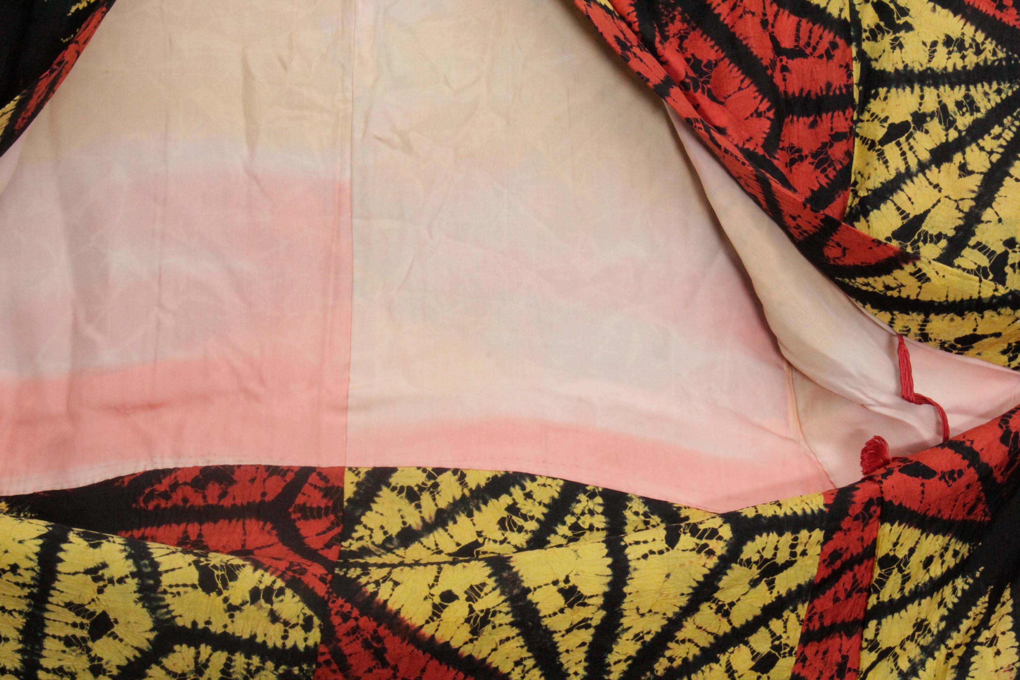 Circa 1925 Vintage Handwoven Silk Haori Jacket